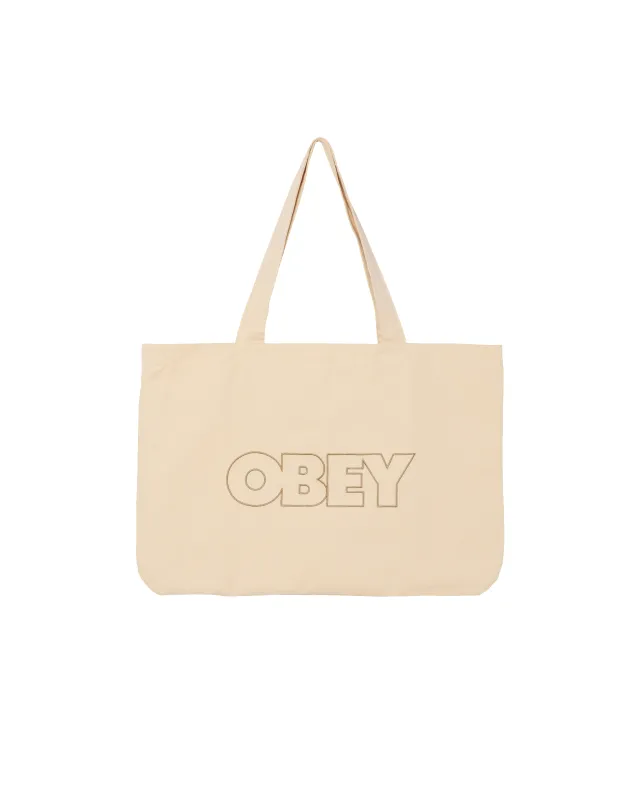 OUTLINE CANVAS TOTE BAG sold by Obey