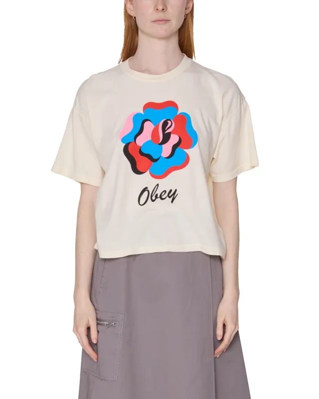 PAPER ROSE ROW T-SHIRT made by Obey