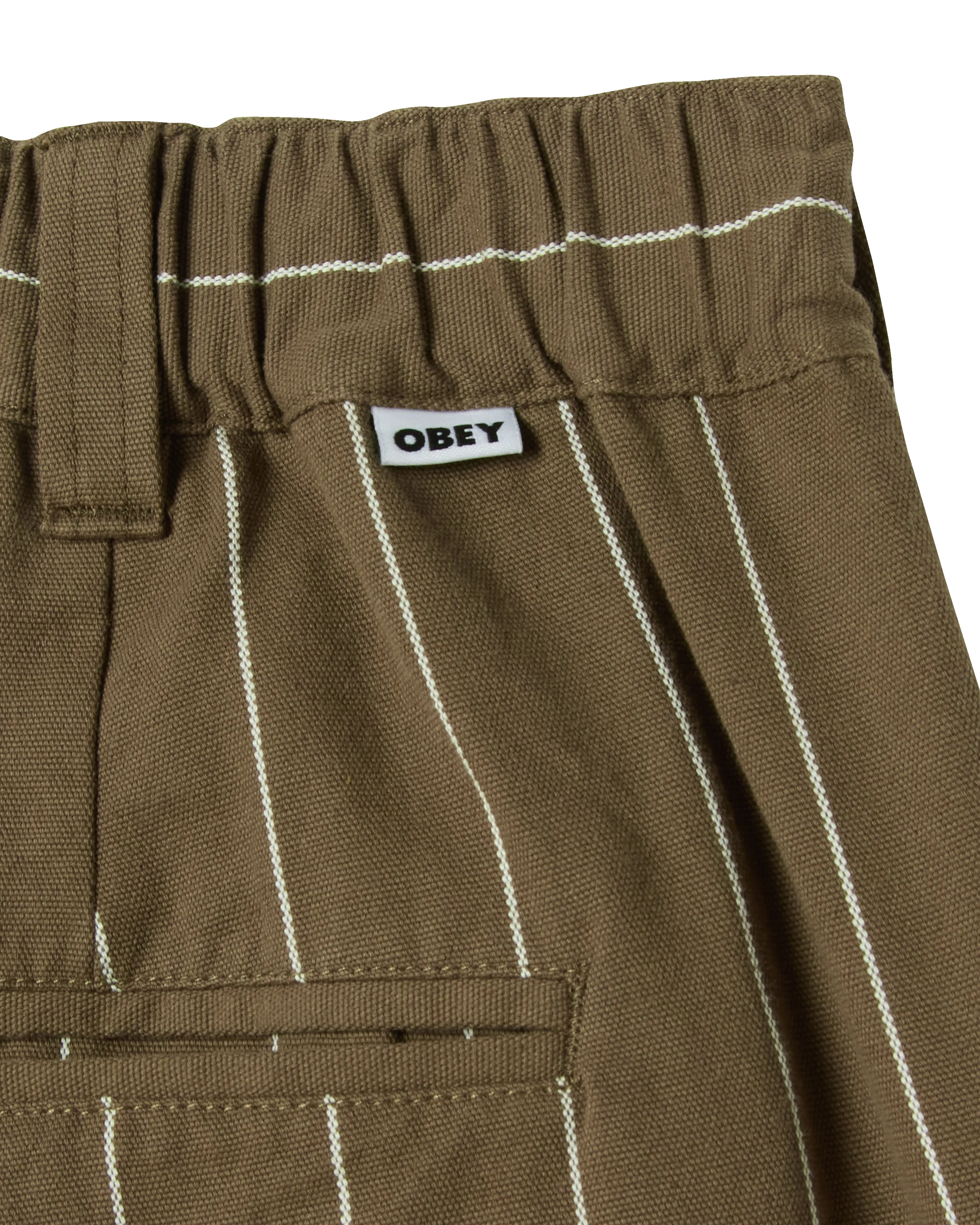 FOSTER STRIPE PLEATED SHORT sold by Obey product image thumbnail 3