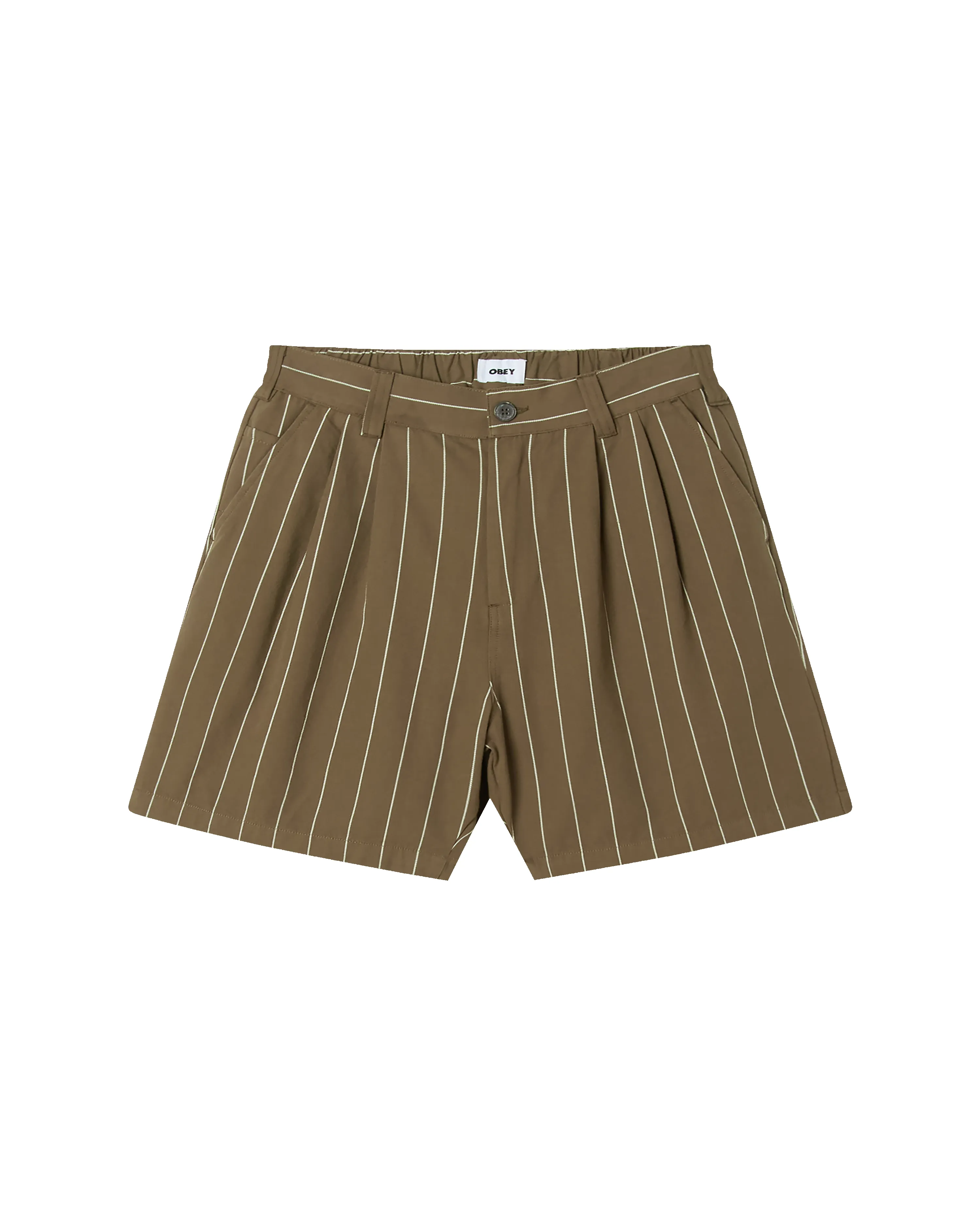 FOSTER STRIPE PLEATED SHORT sold by Obey