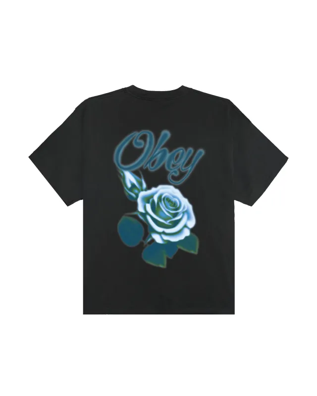 AIRBRUSHED ROSE HEAVYWEIGHT T-SHIRT sold by Obey