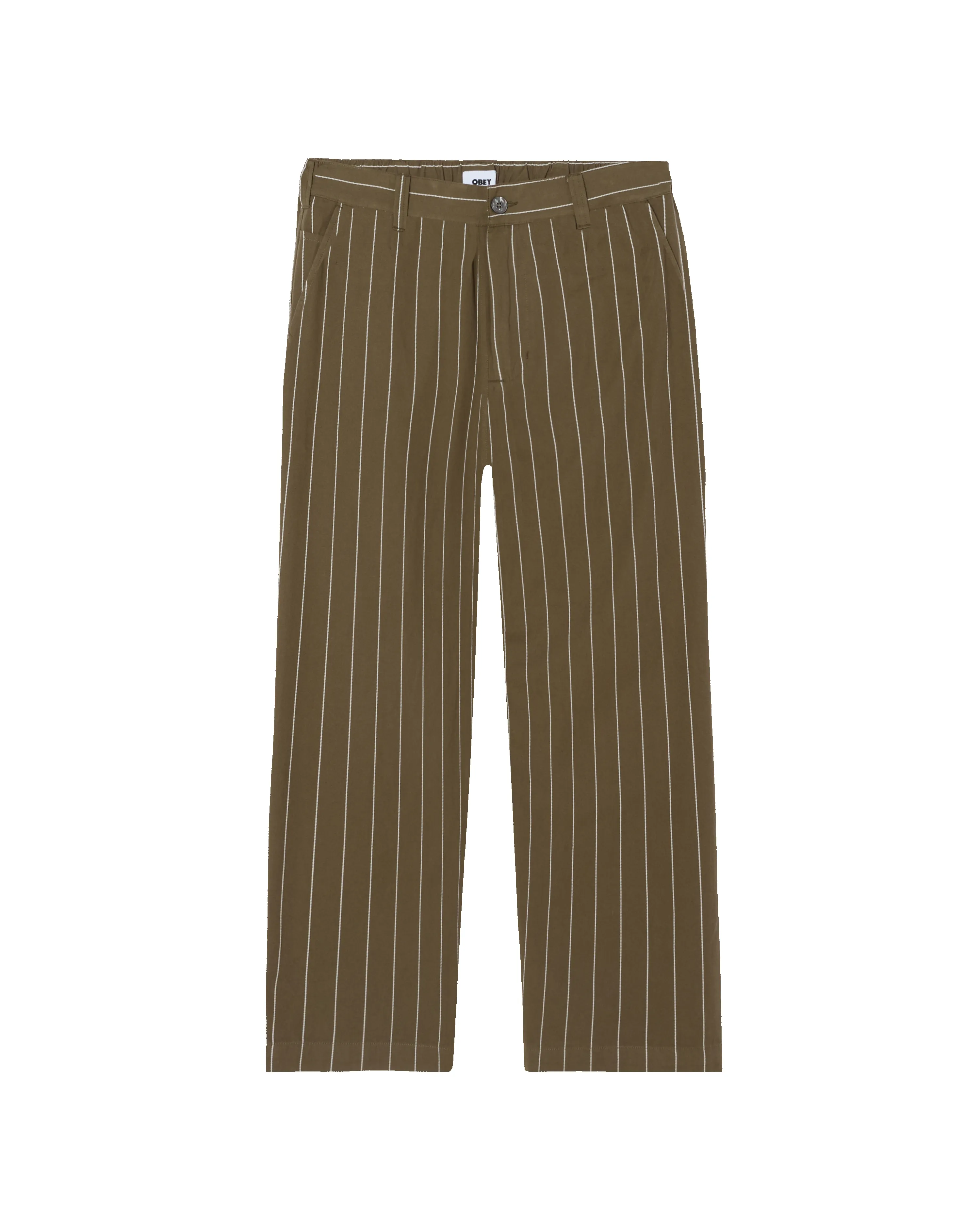 FOSTER PLEATED STRIPE PANT sold by Obey