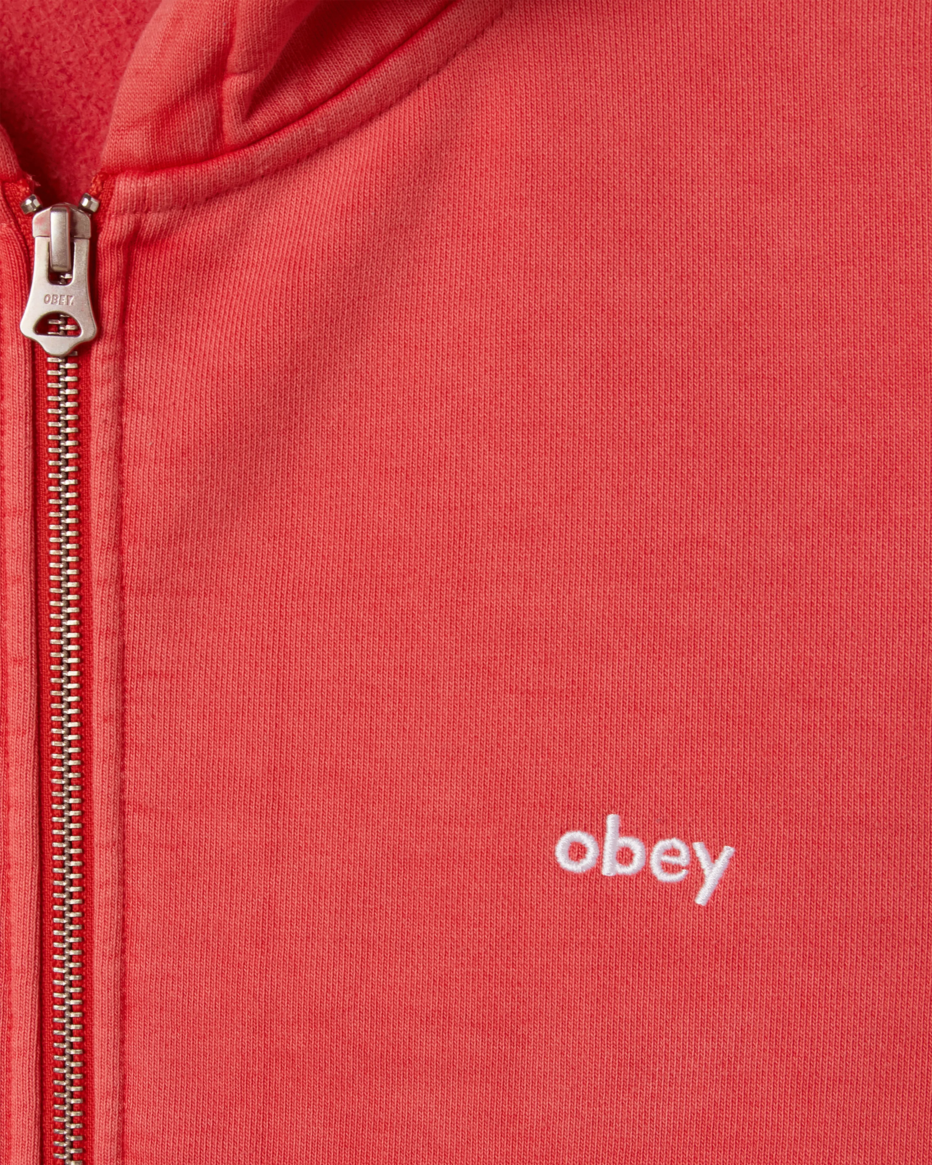 LOWERCASE PIGMENT ZIP HOOD sold by Obey product image thumbnail 3