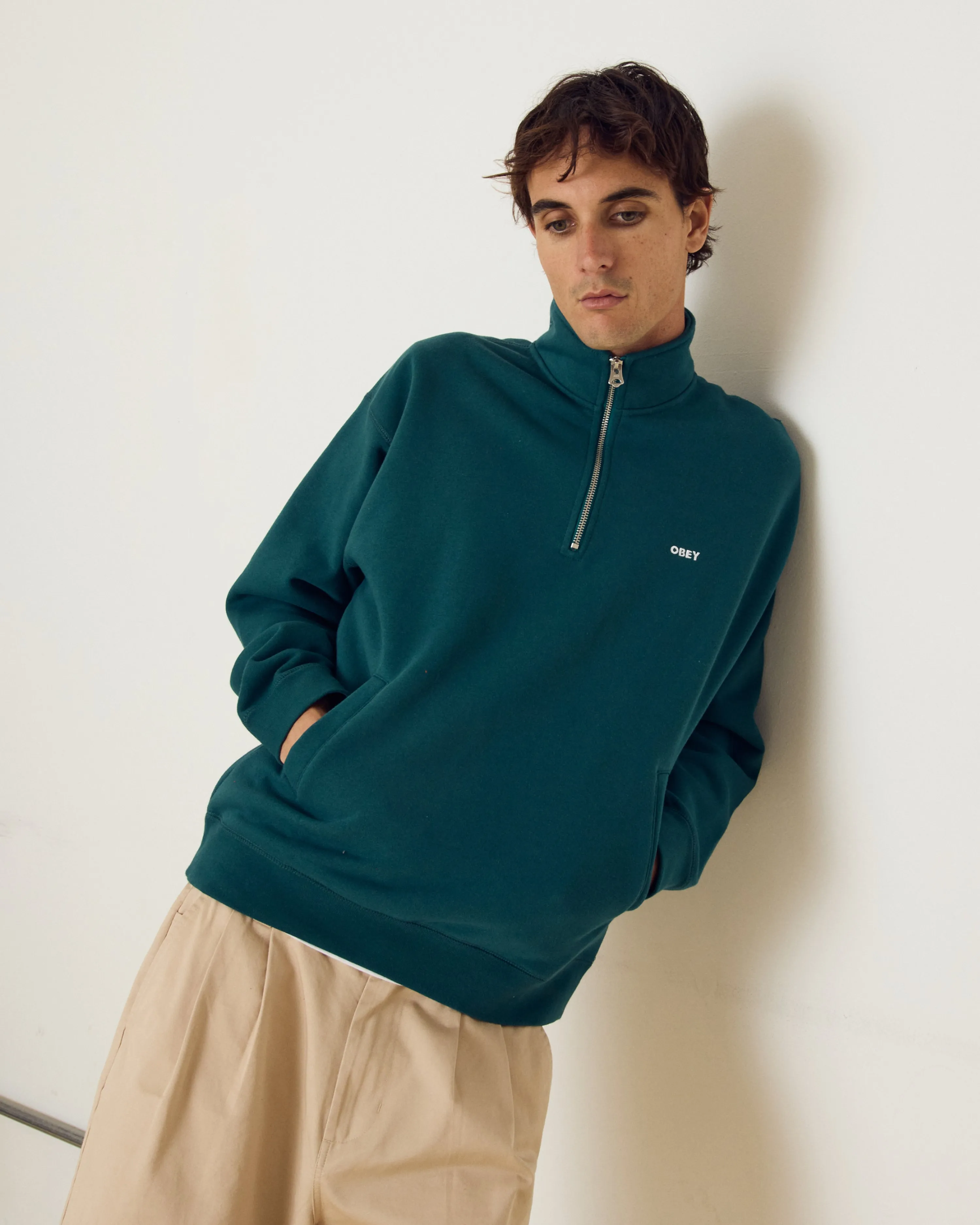 EST. WORKS BOLD MOCK NECK sold by Obey product image thumbnail 4