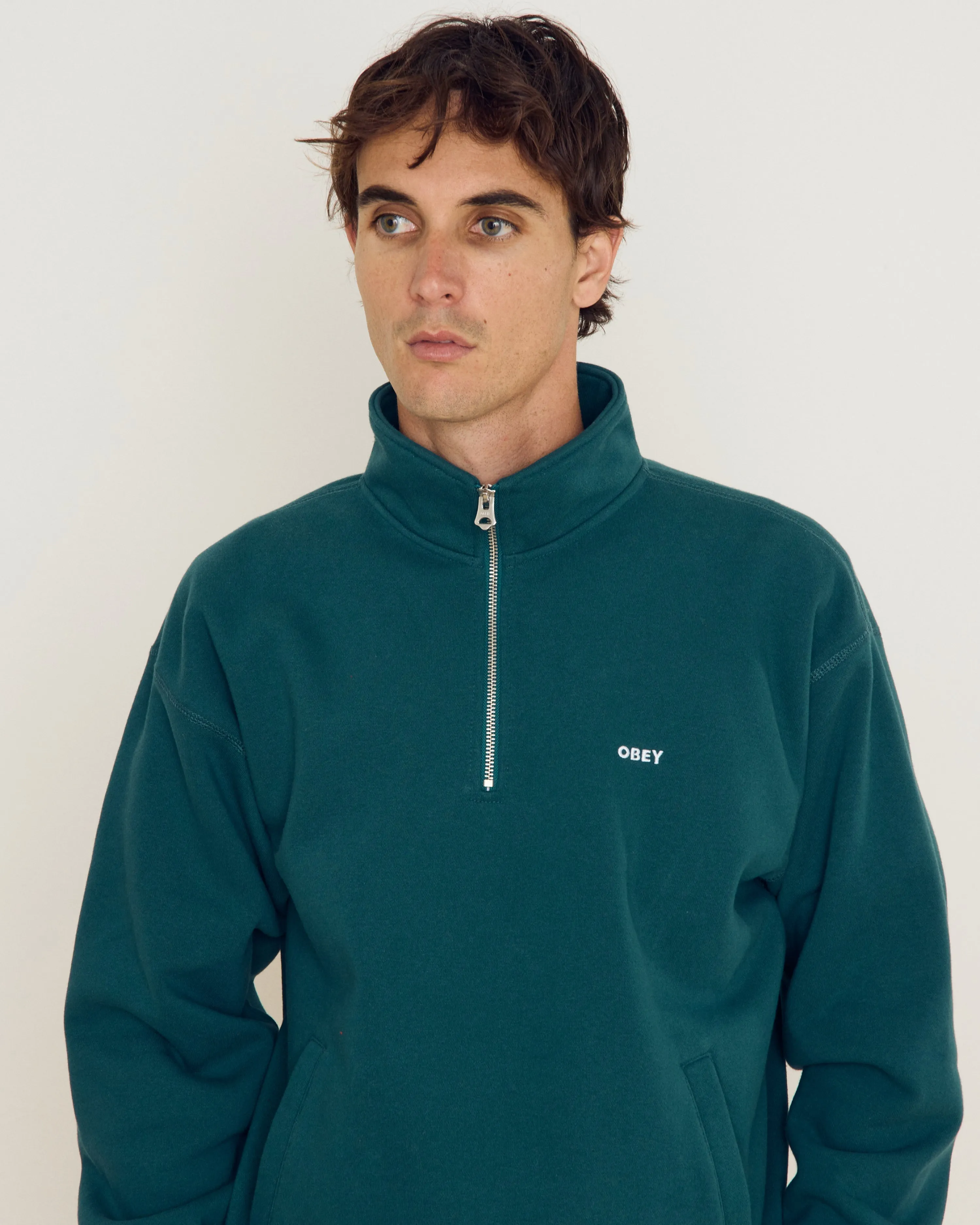 EST. WORKS BOLD MOCK NECK sold by Obey product image thumbnail 3