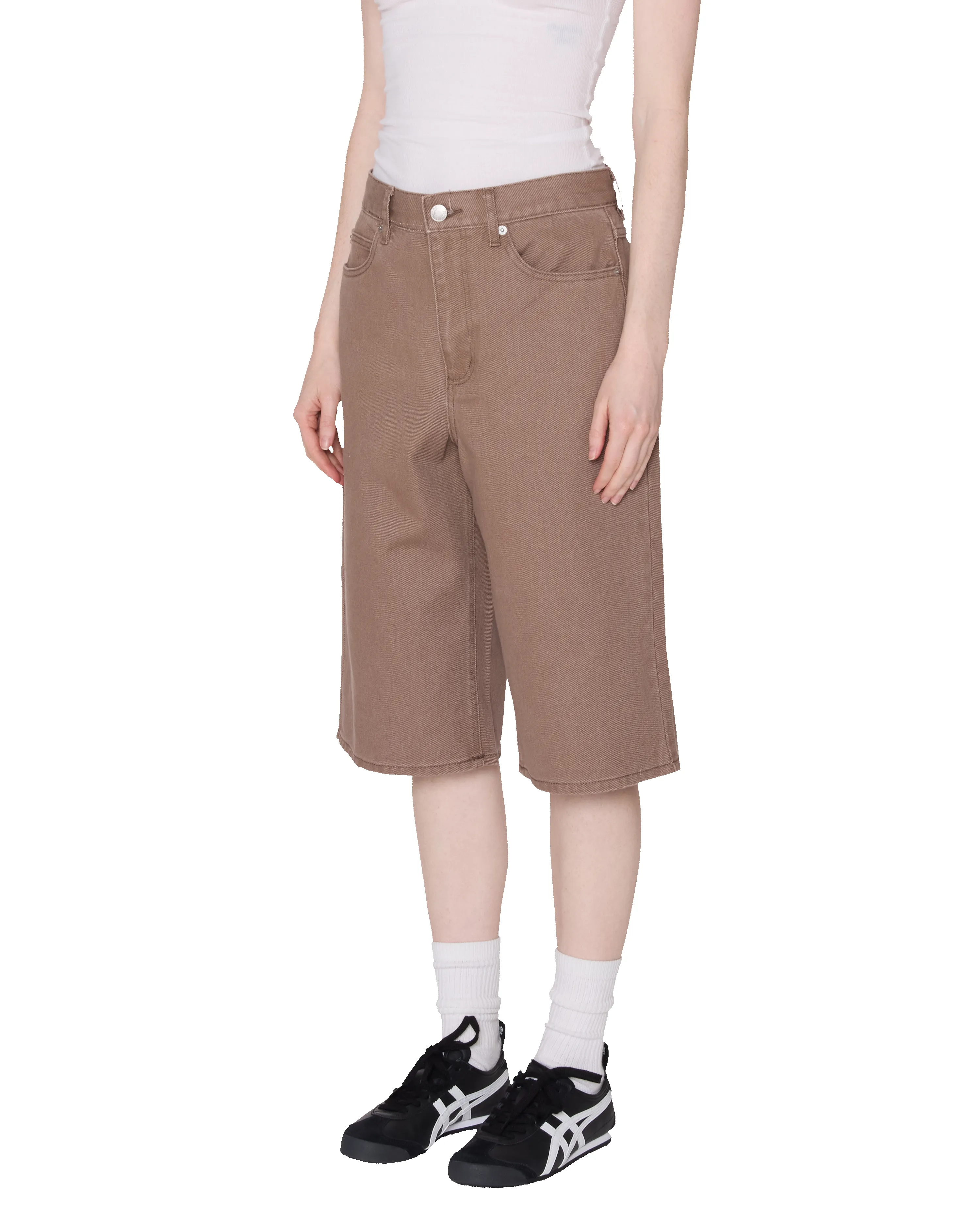 KARINA LONG DENIM SHORT sold by Obey product image thumbnail 2