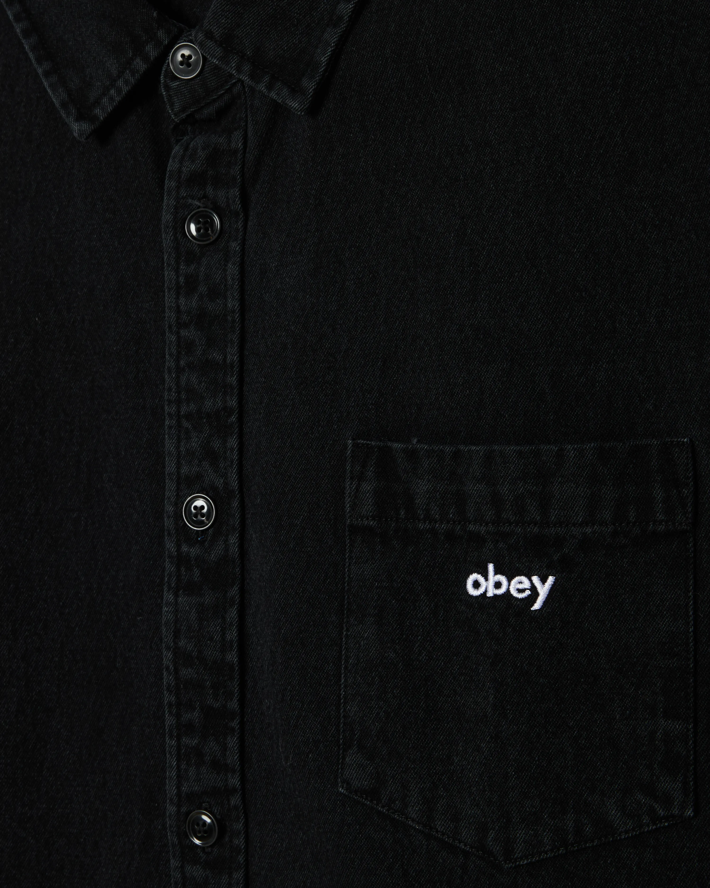 OWENS DENIM SS SHIRT sold by Obey product image thumbnail 3