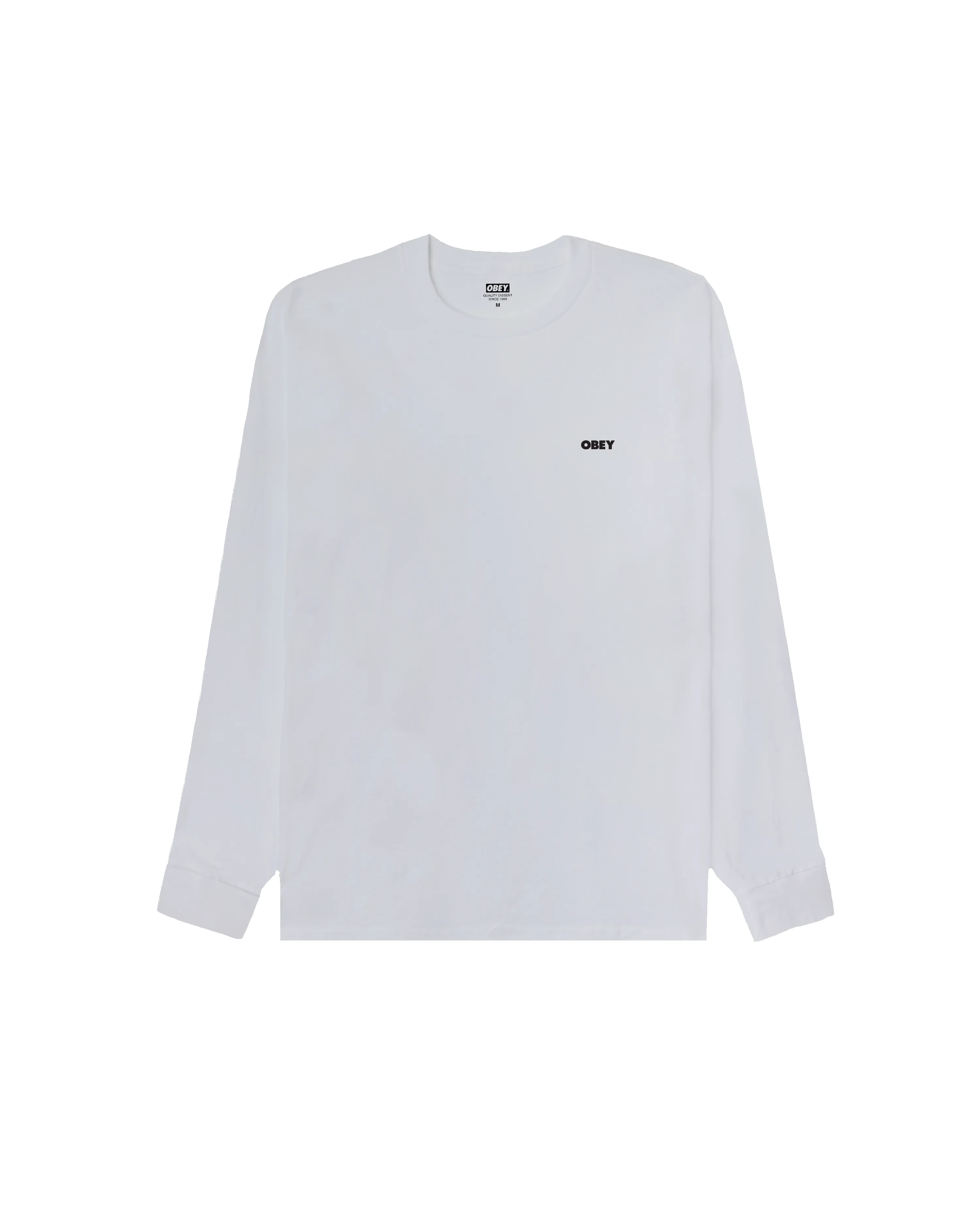 THE MEDIUM IS THE MESSAGE CLASSIC LS T-SHIRT sold by Obey product image thumbnail 2