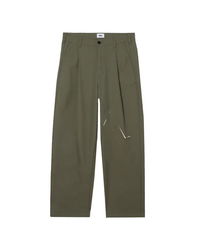 DEAN PLEATED PANT sold by Obey