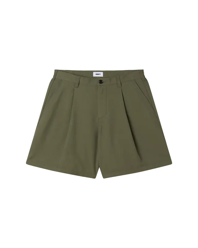 DEAN PLEATED SHORT sold by Obey
