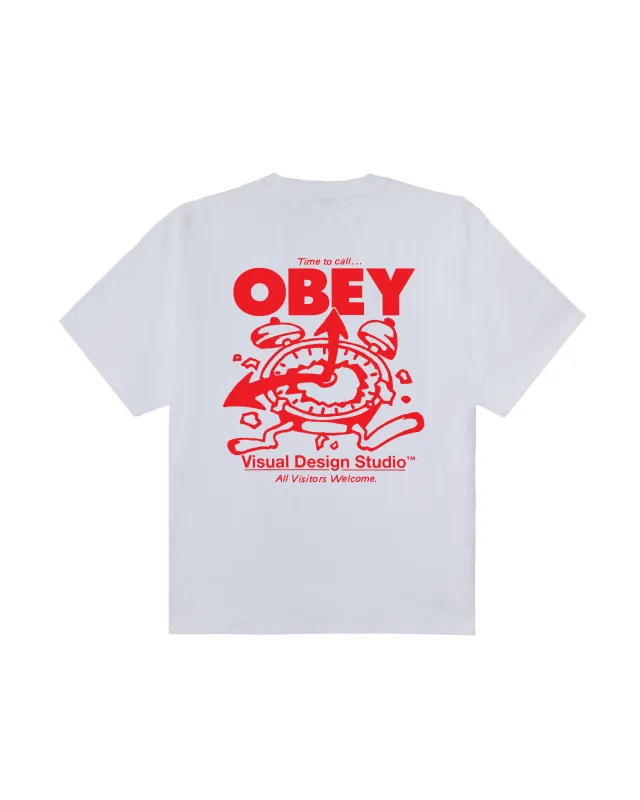 TIME TO CALL HEAVYWEIGHT T-SHIRT sold by Obey