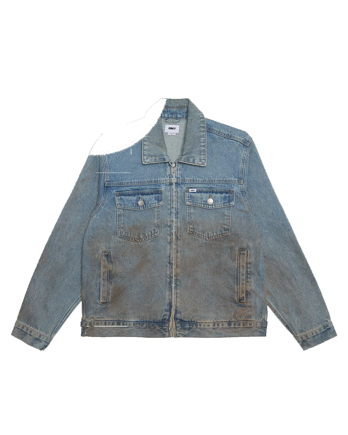 BASE TRUCKER JACKET sold by Obey