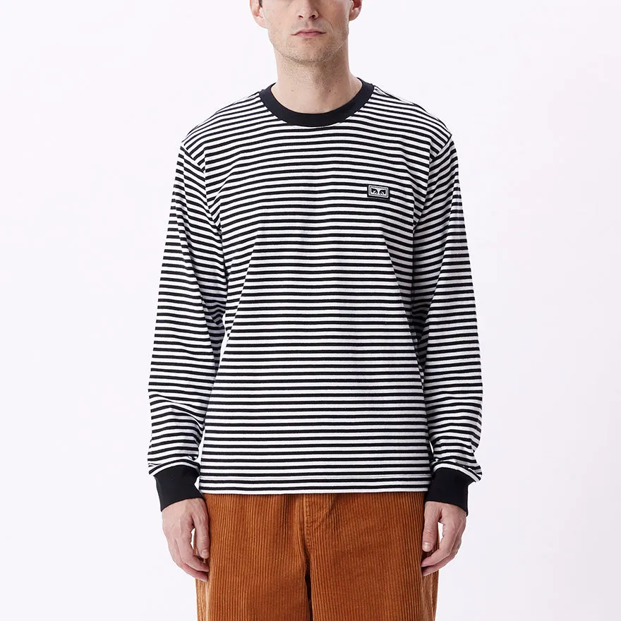 ESTABLISHED WORKS EYES LS STRIP T-SHIRT sold by Obey product image thumbnail 3