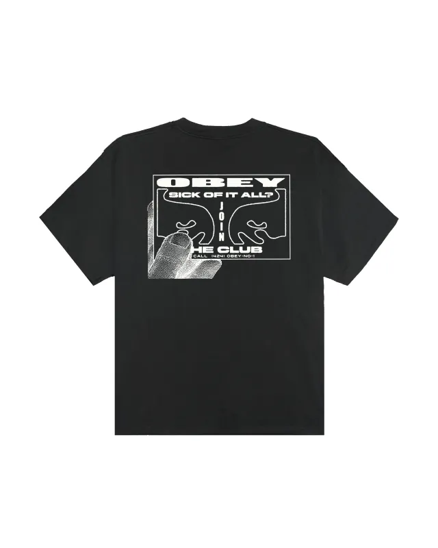 CLUB HEAVYWEIGHT T-SHIRT sold by Obey
