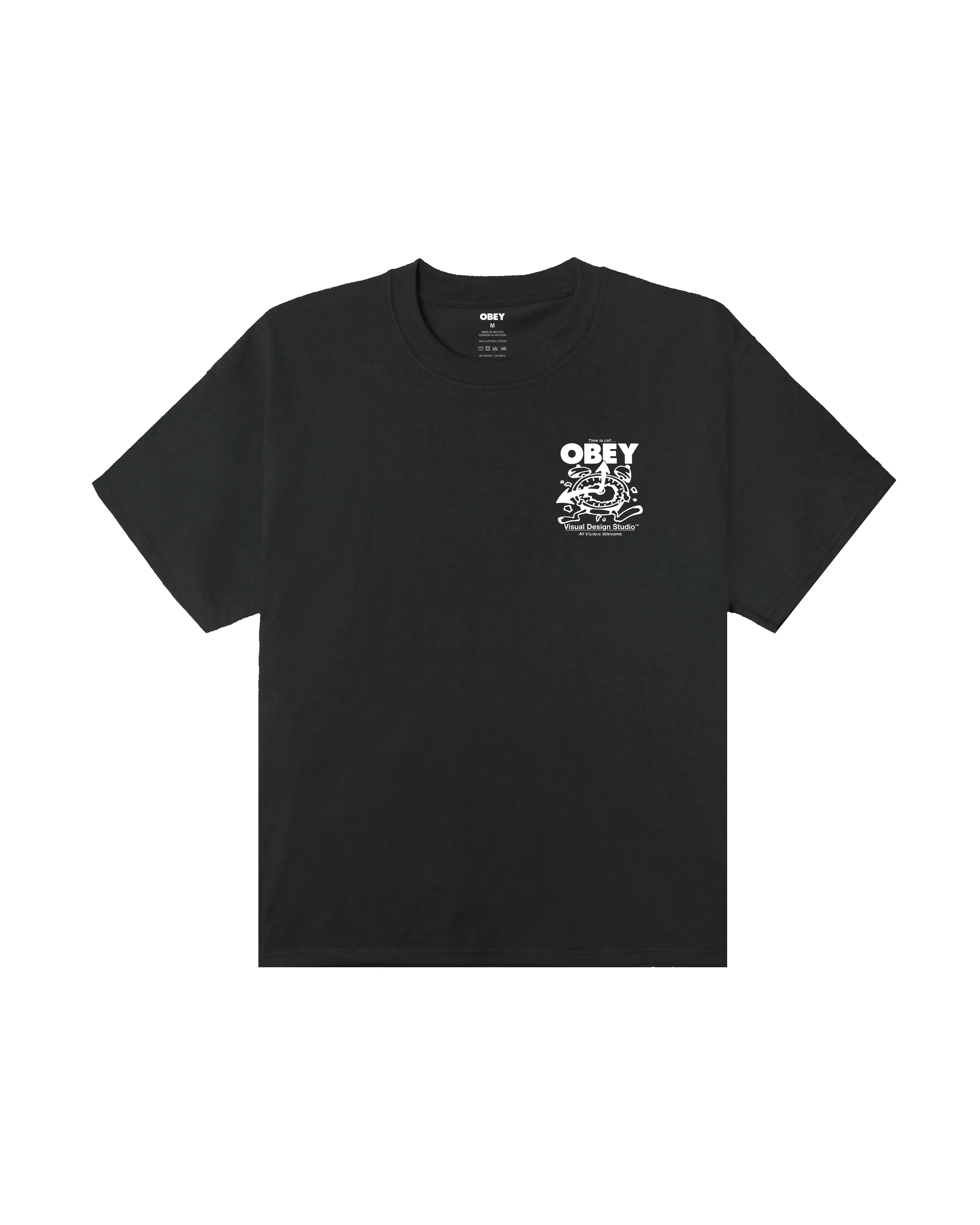 TIME TO CALL HEAVYWEIGHT T-SHIRT sold by Obey product image thumbnail 2