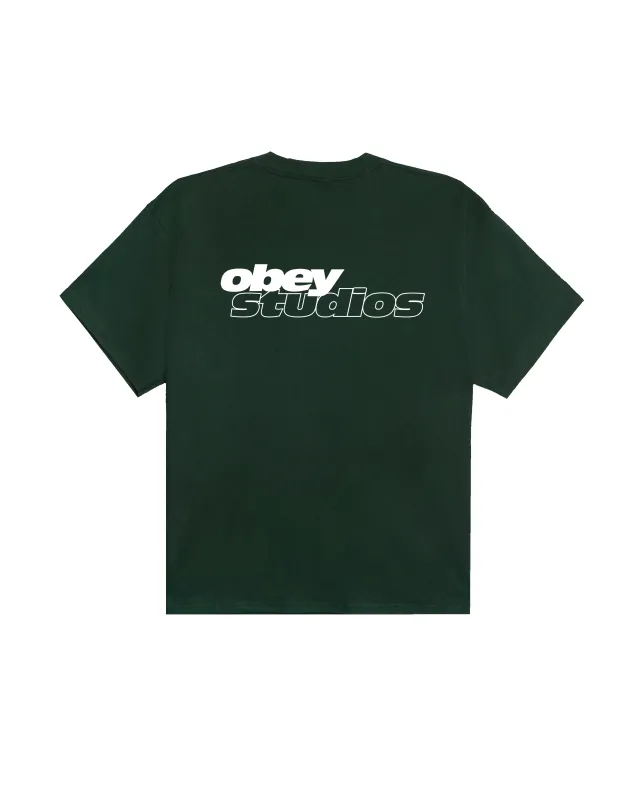 STUDIOS SPORT HEAVYWEIGHT T-SHIRT sold by Obey