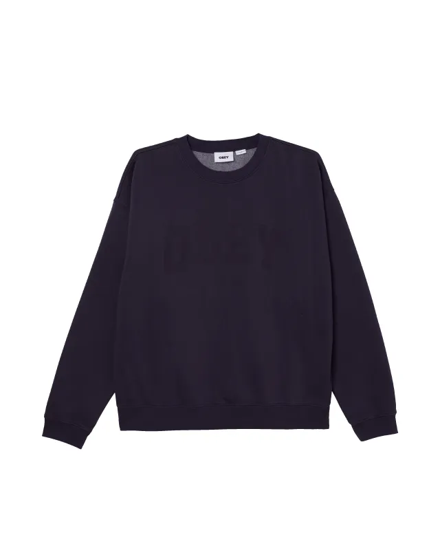 COLLEGIATE PIGMENT CREWNECK made by Obey