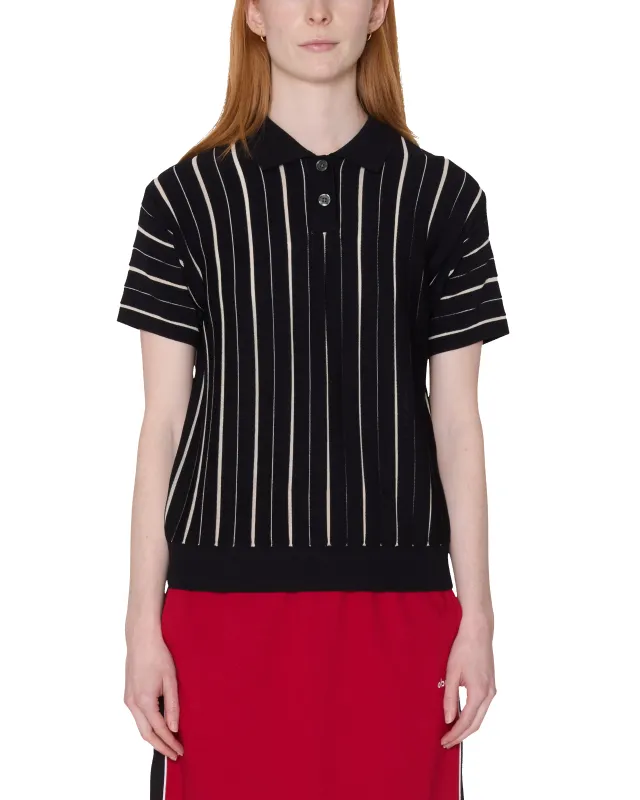 ARLO STRIPE POLO SWEATER made by Obey