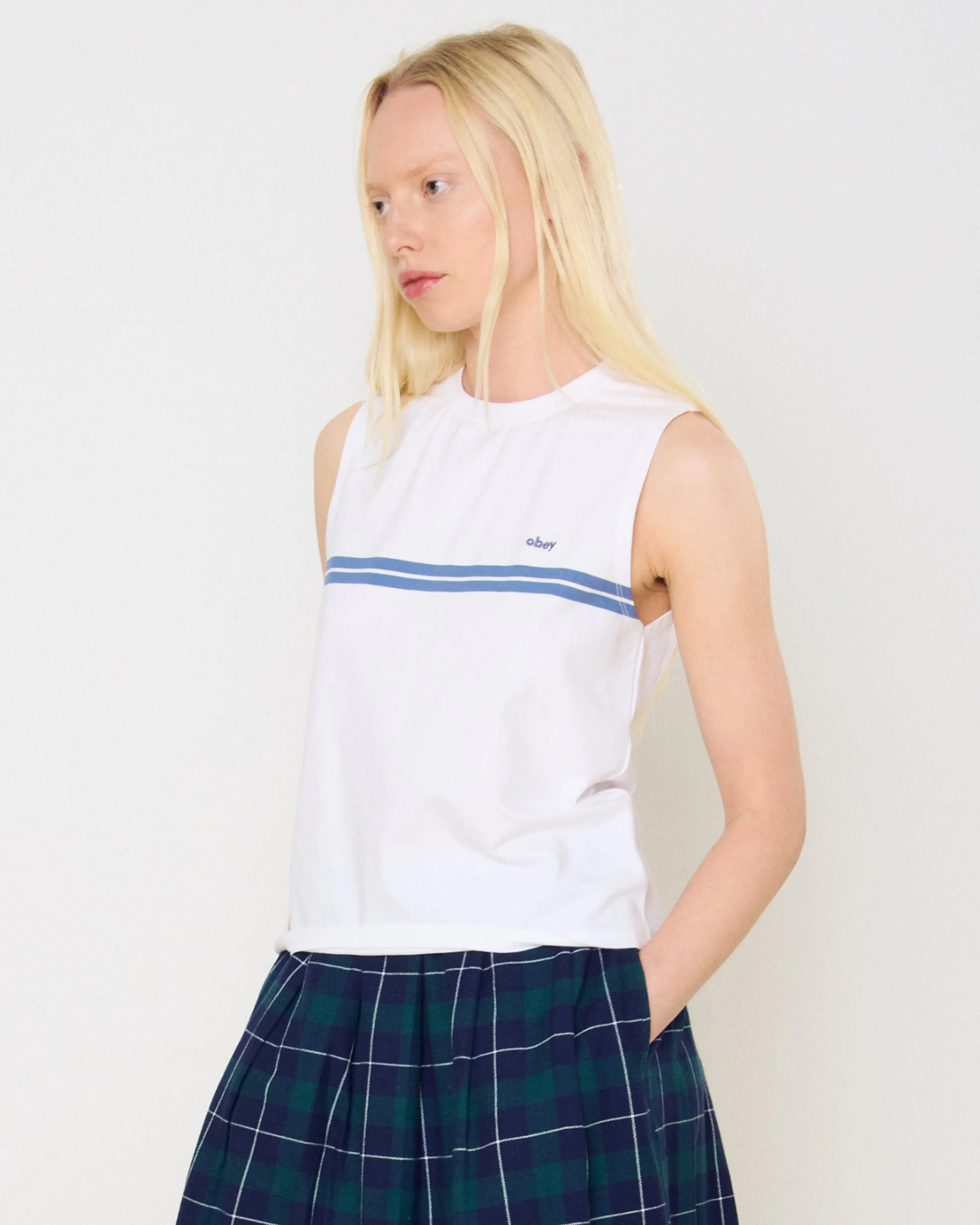 FREYA STRIPE TANK sold by Obey product image thumbnail 5