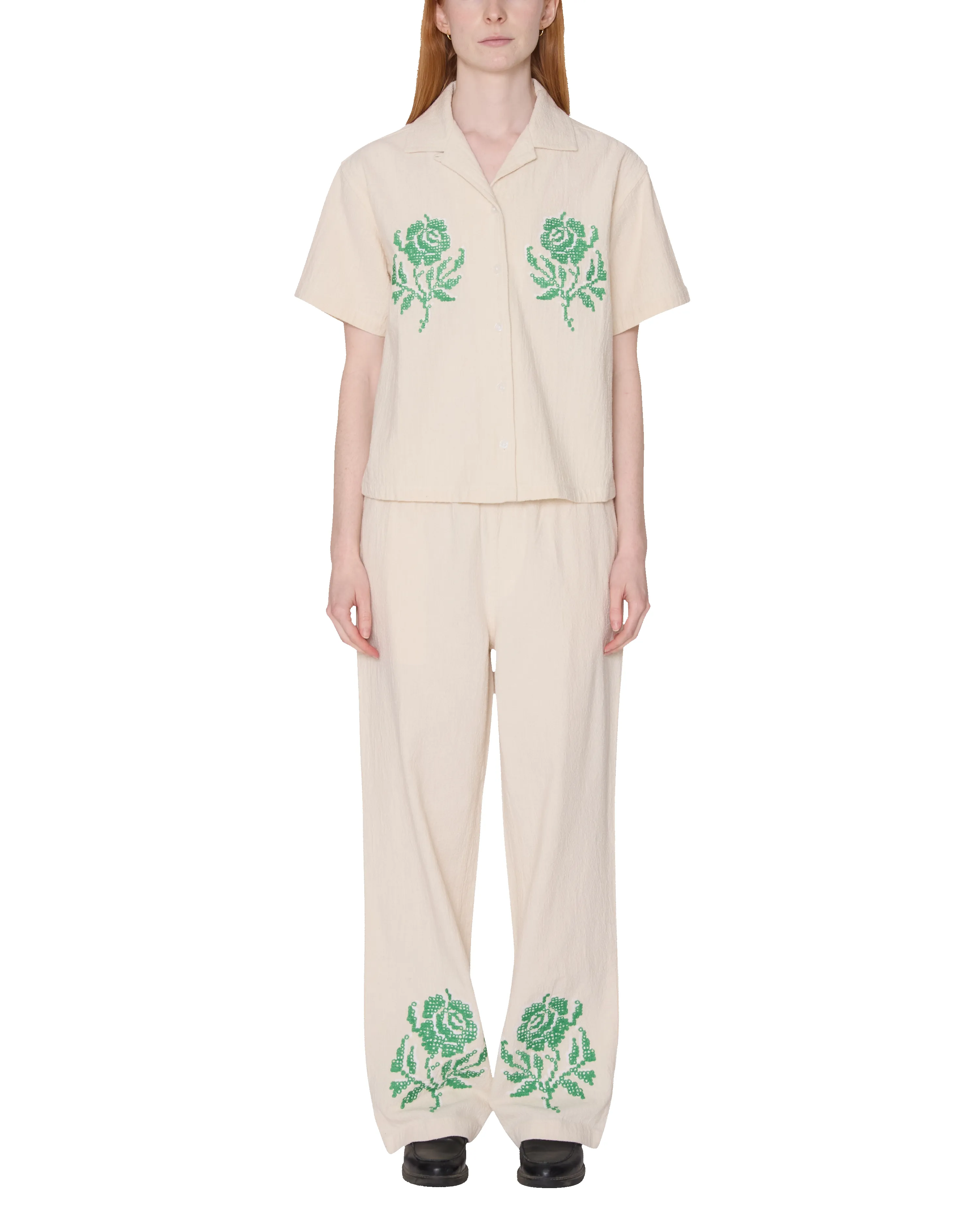ROSES EMBELLISHED SS SHIRT sold by Obey product image thumbnail 4