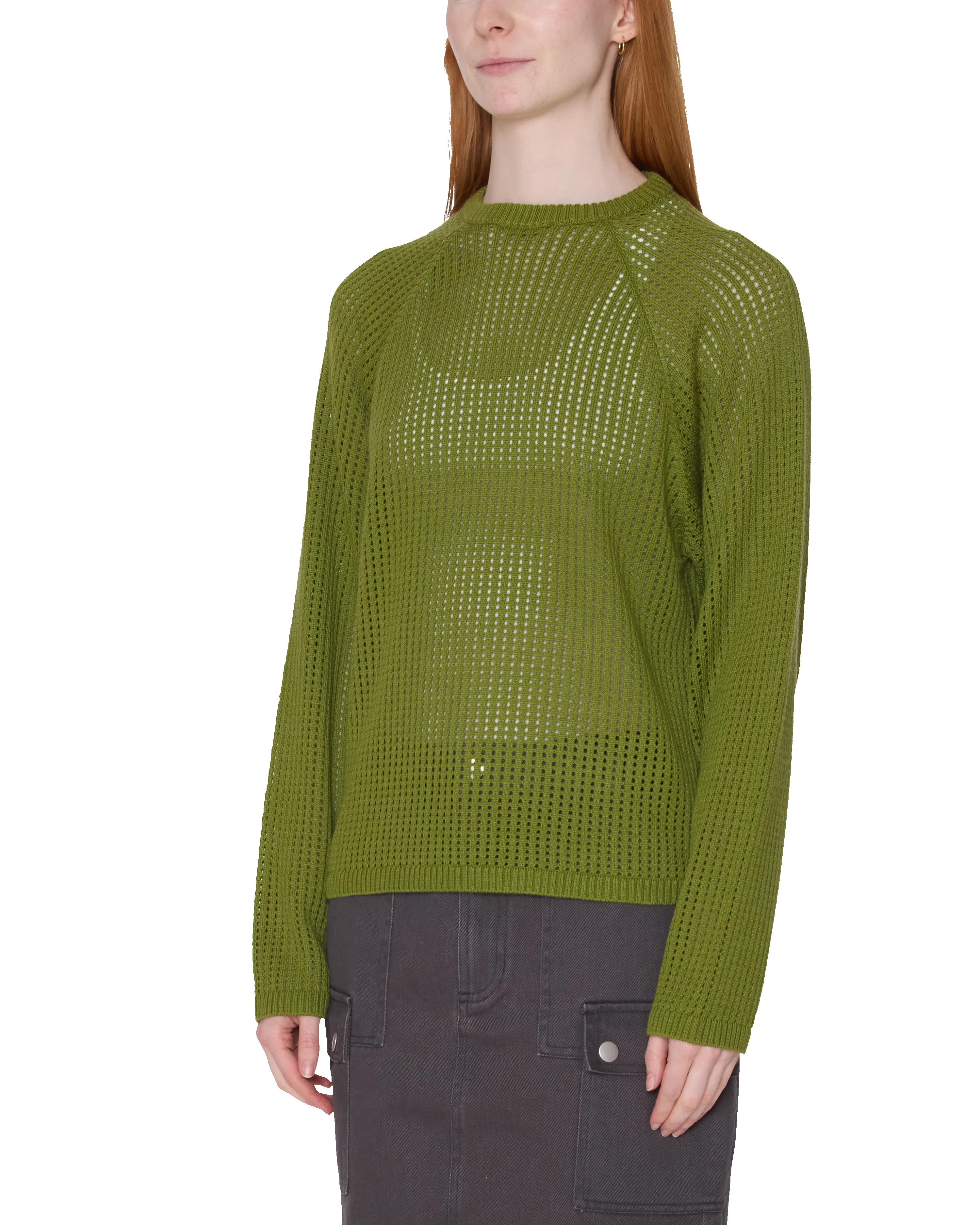 TALIA OPEN KNIT RAGLAN sold by Obey product image thumbnail 2