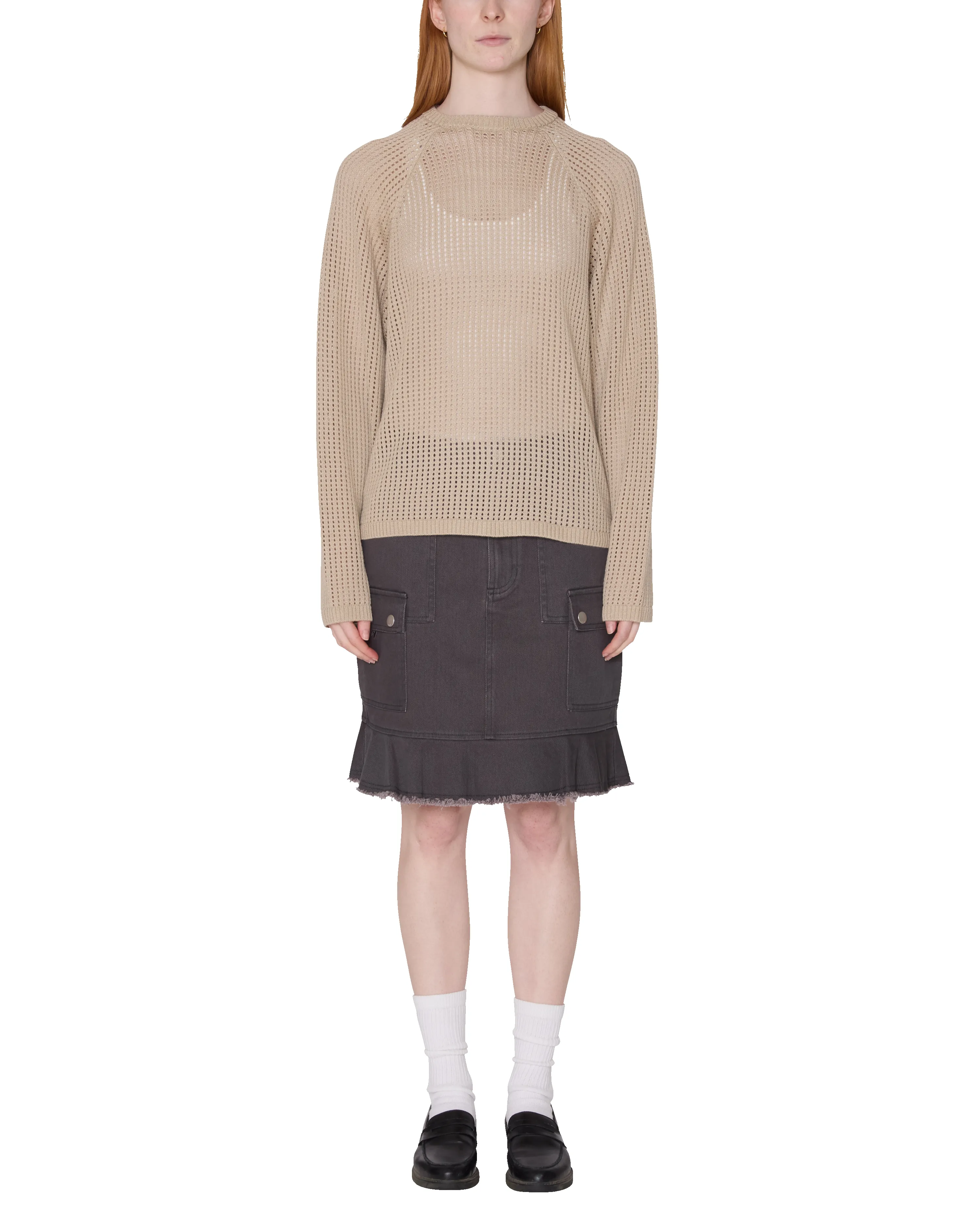 TALIA OPEN KNIT RAGLAN sold by Obey product image thumbnail 4
