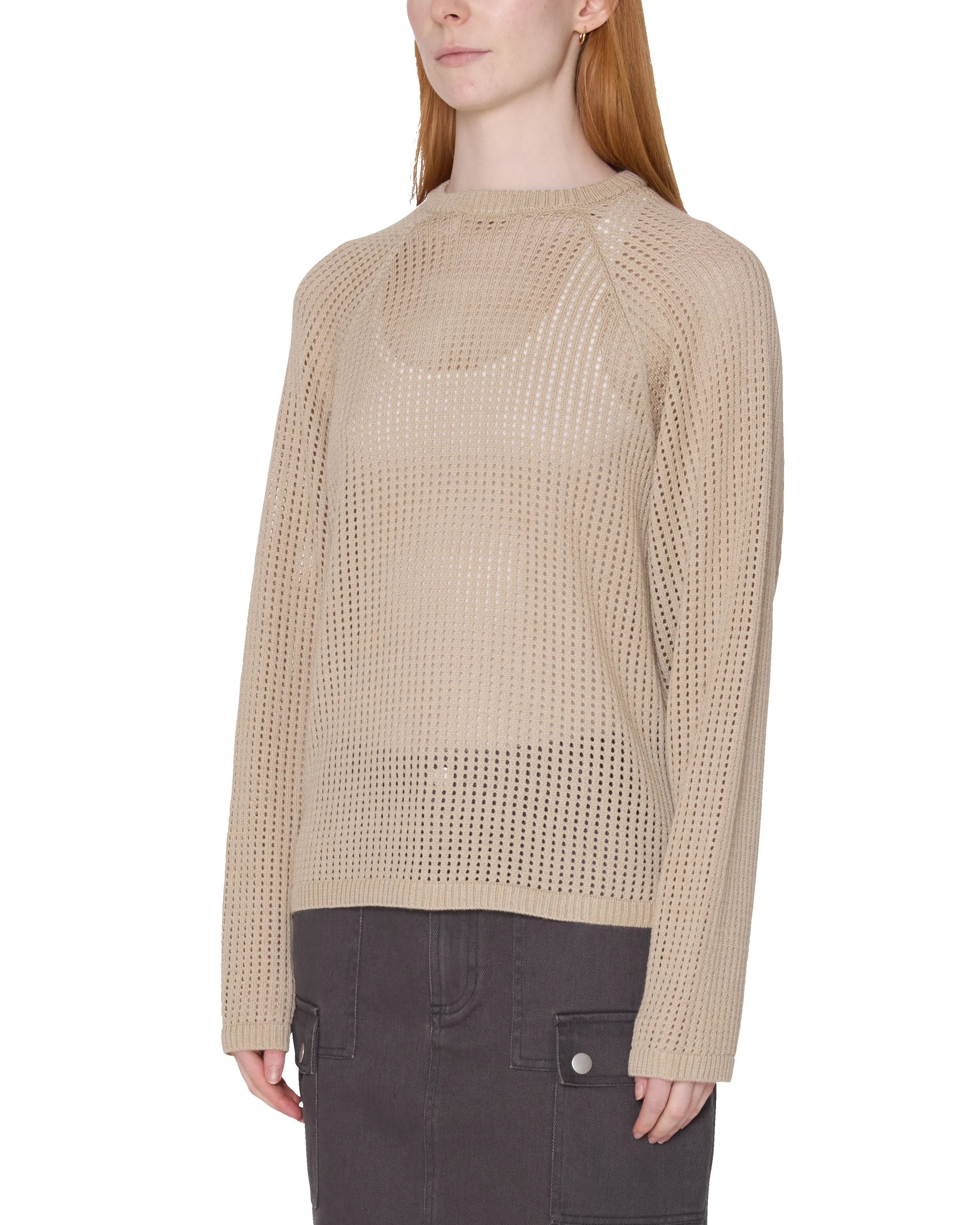 TALIA OPEN KNIT RAGLAN sold by Obey product image thumbnail 2