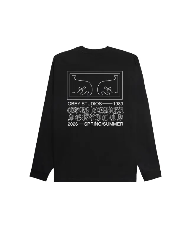 DESIGN SERVICES CLASSIC LS T-SHIRT sold by Obey