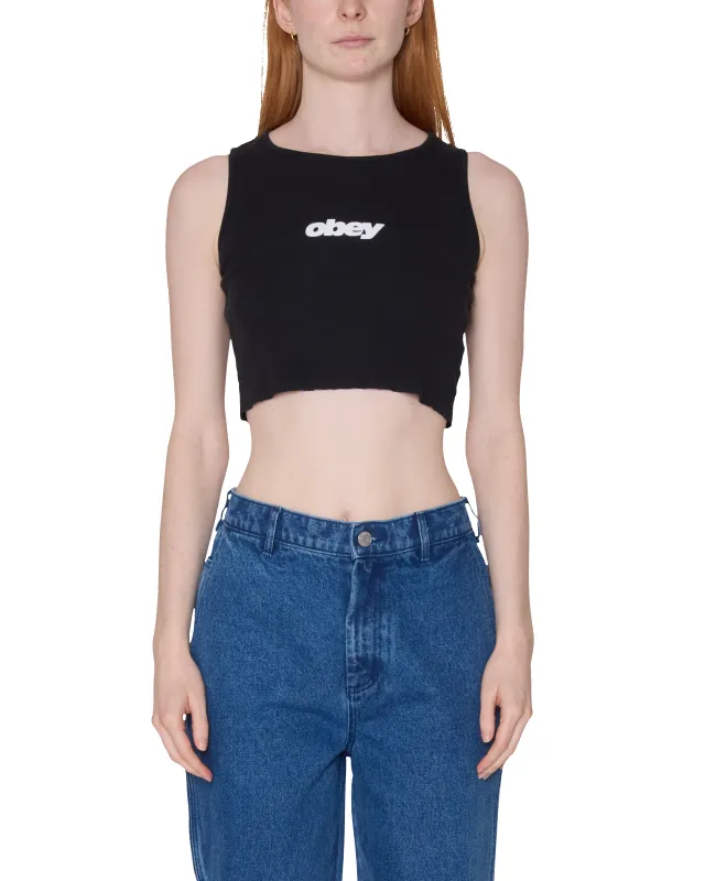 SPEED II MORGAN RAW EDGE RIB TANK made by Obey