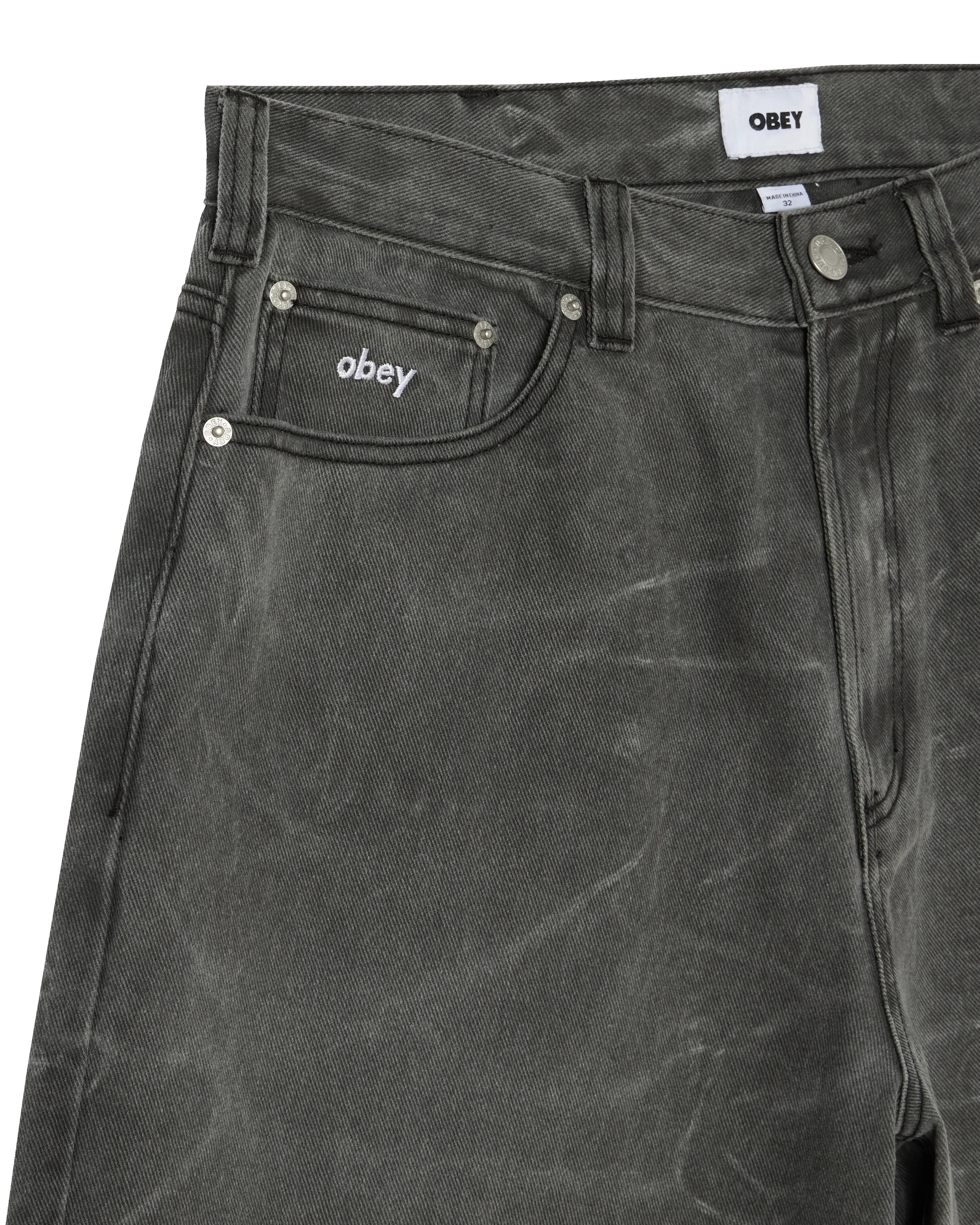 BIGWIG BAGGY DENIM SHORT sold by Obey product image thumbnail 3