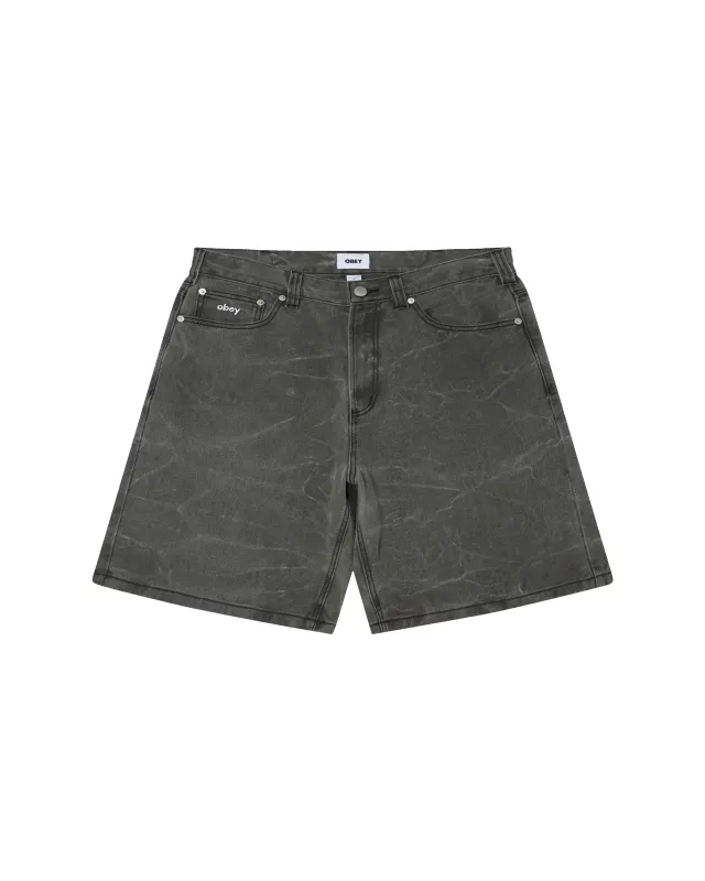 BIGWIG BAGGY DENIM SHORT made by Obey