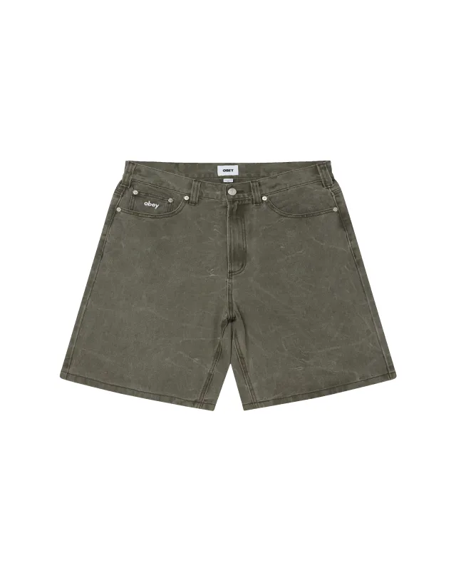 BIGWIG BAGGY DENIM SHORT sold by Obey