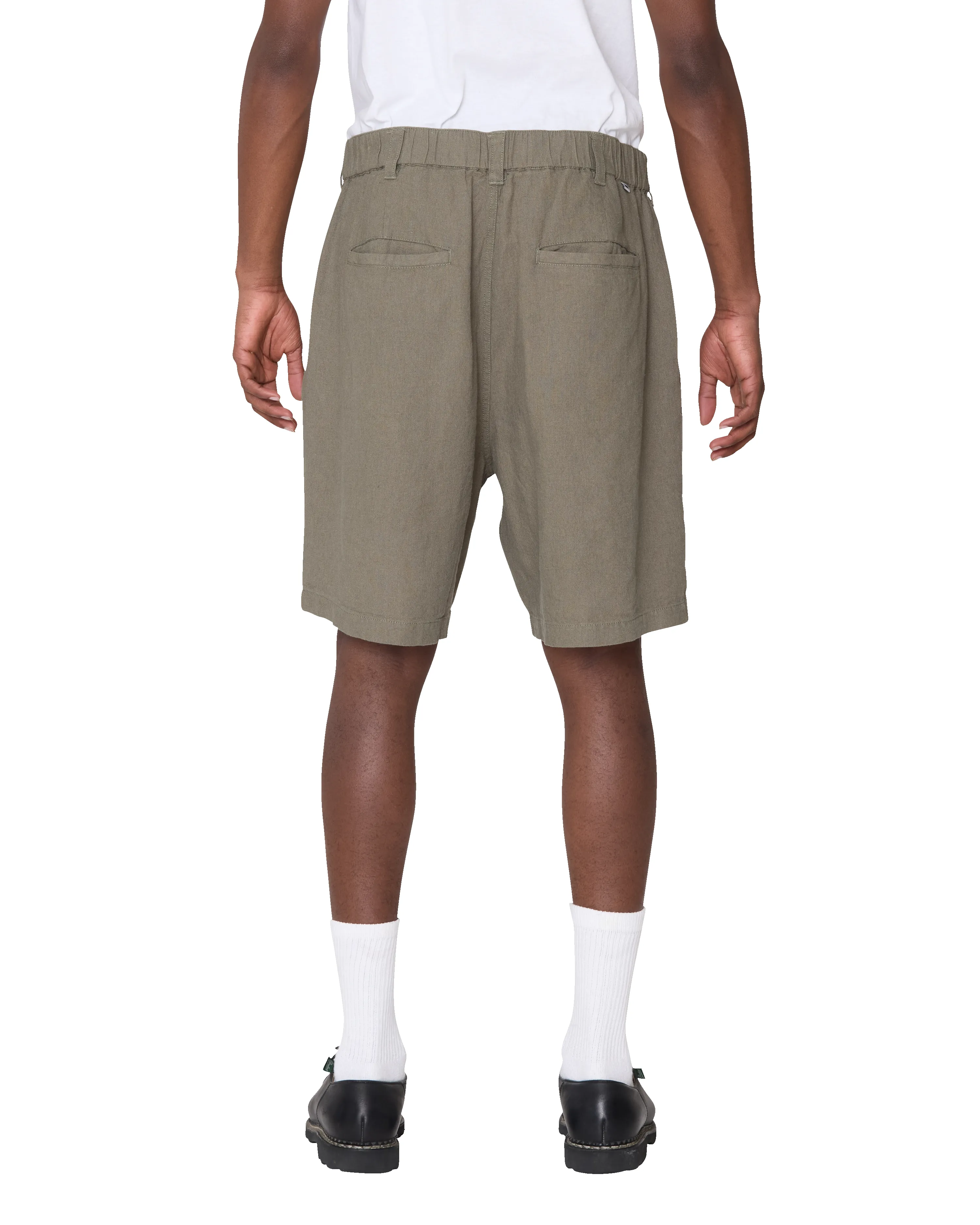 FOSTER PLEATED LINEN SHORT sold by Obey product image thumbnail 5