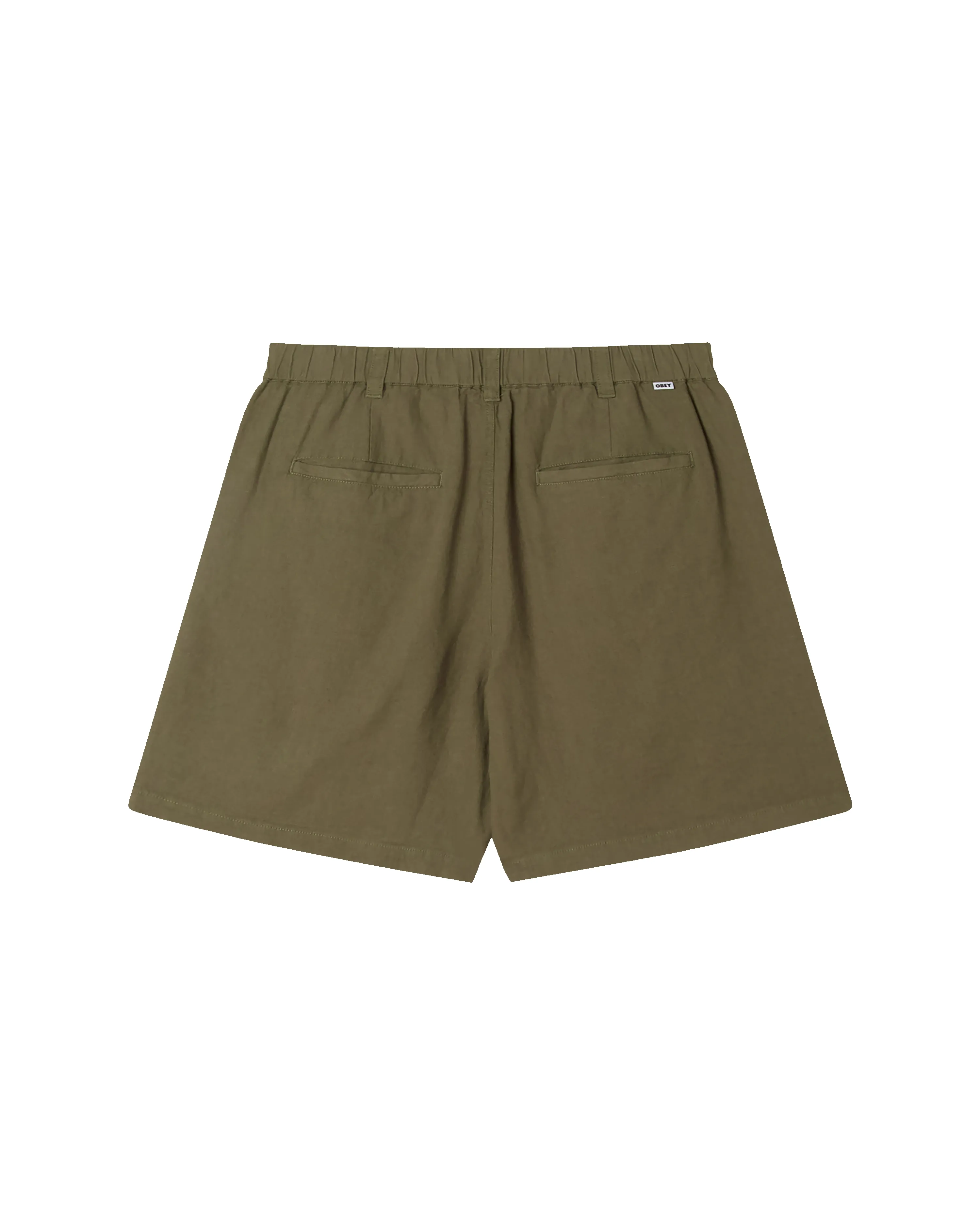 FOSTER PLEATED LINEN SHORT sold by Obey product image thumbnail 2