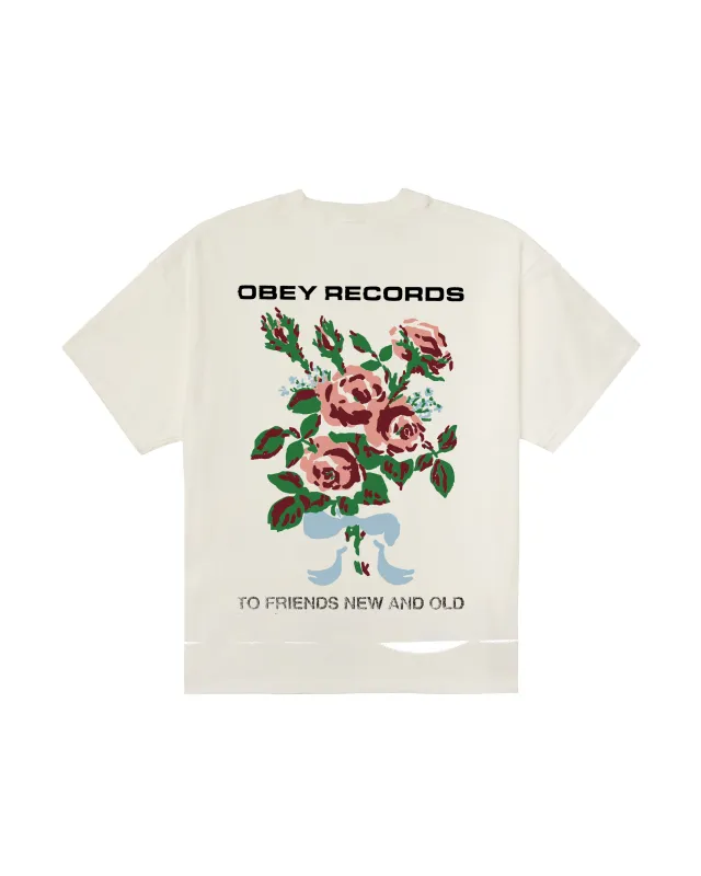 TO NEW FRIENDS AND OLD HEAVYWEIGHT T-SHIRT made by Obey