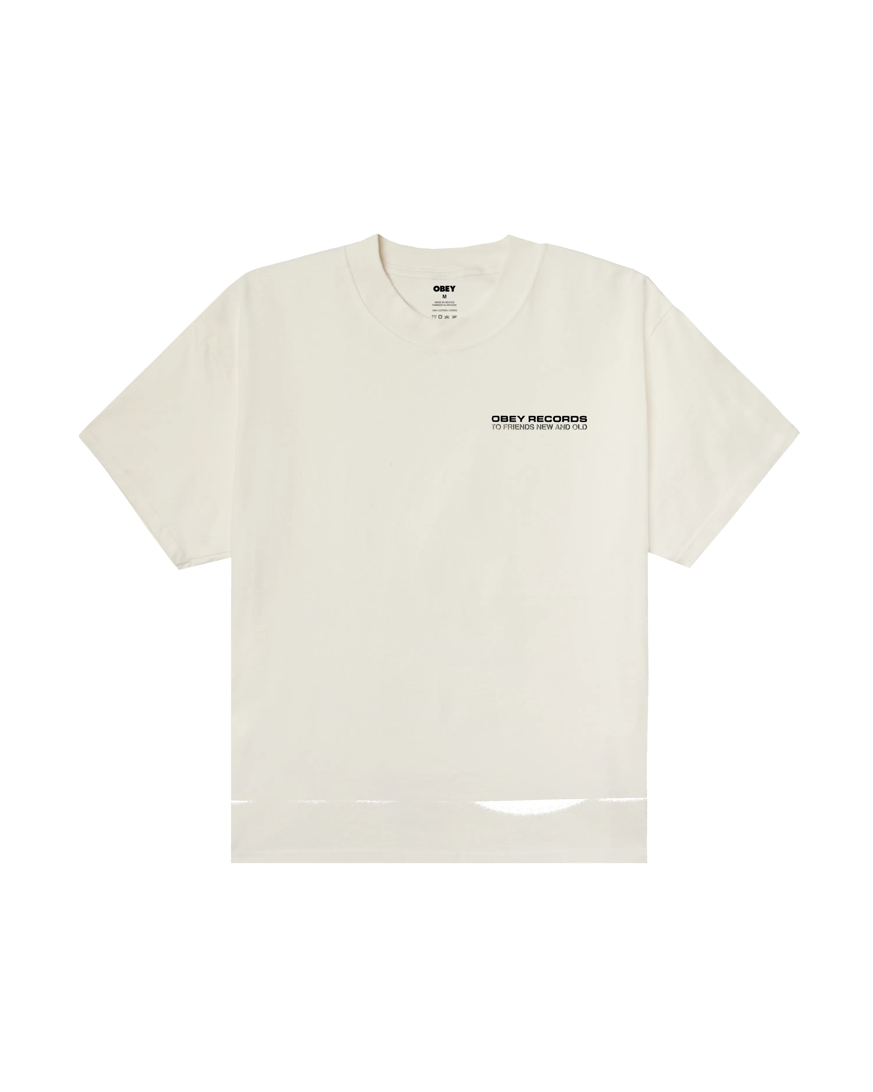 TO NEW FRIENDS AND OLD HEAVYWEIGHT T-SHIRT sold by Obey product image thumbnail 2