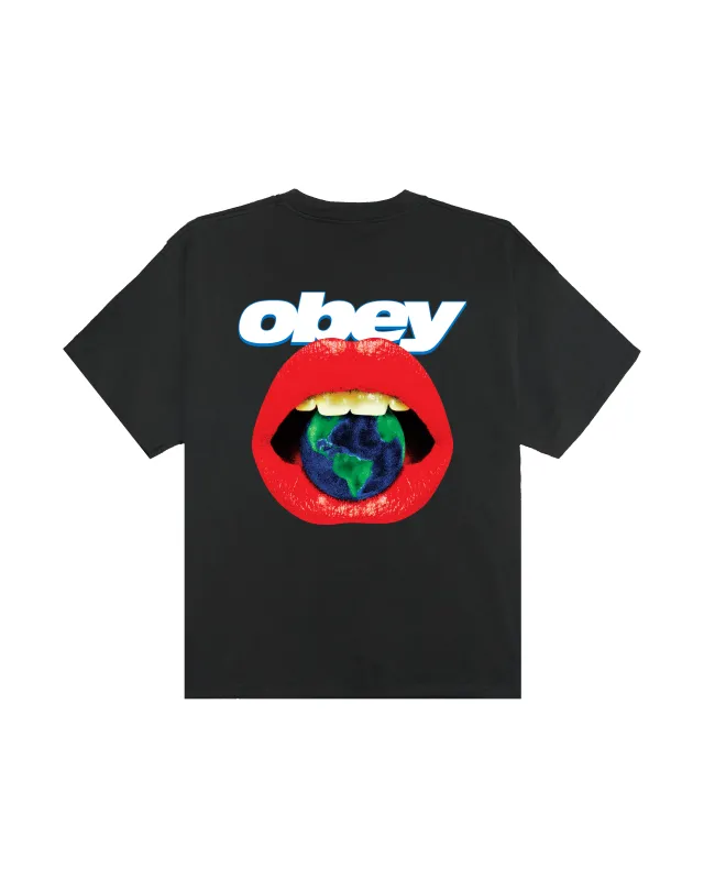 LIPS HEAVYWEIGHT T-SHIRT made by Obey