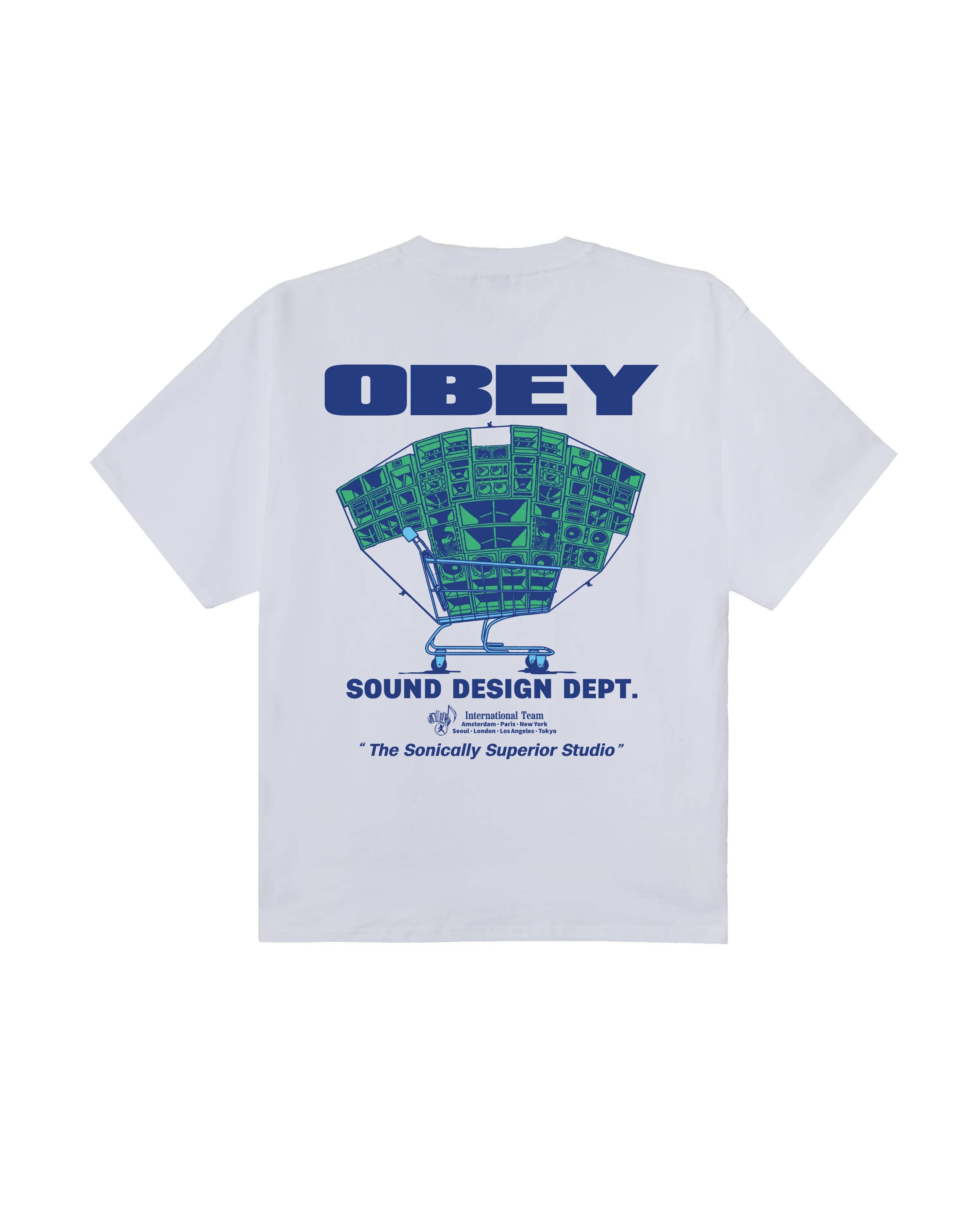 SOUND DESIGN DEPT. HEAVYWEIGHT T-SHIRT sold by Obey