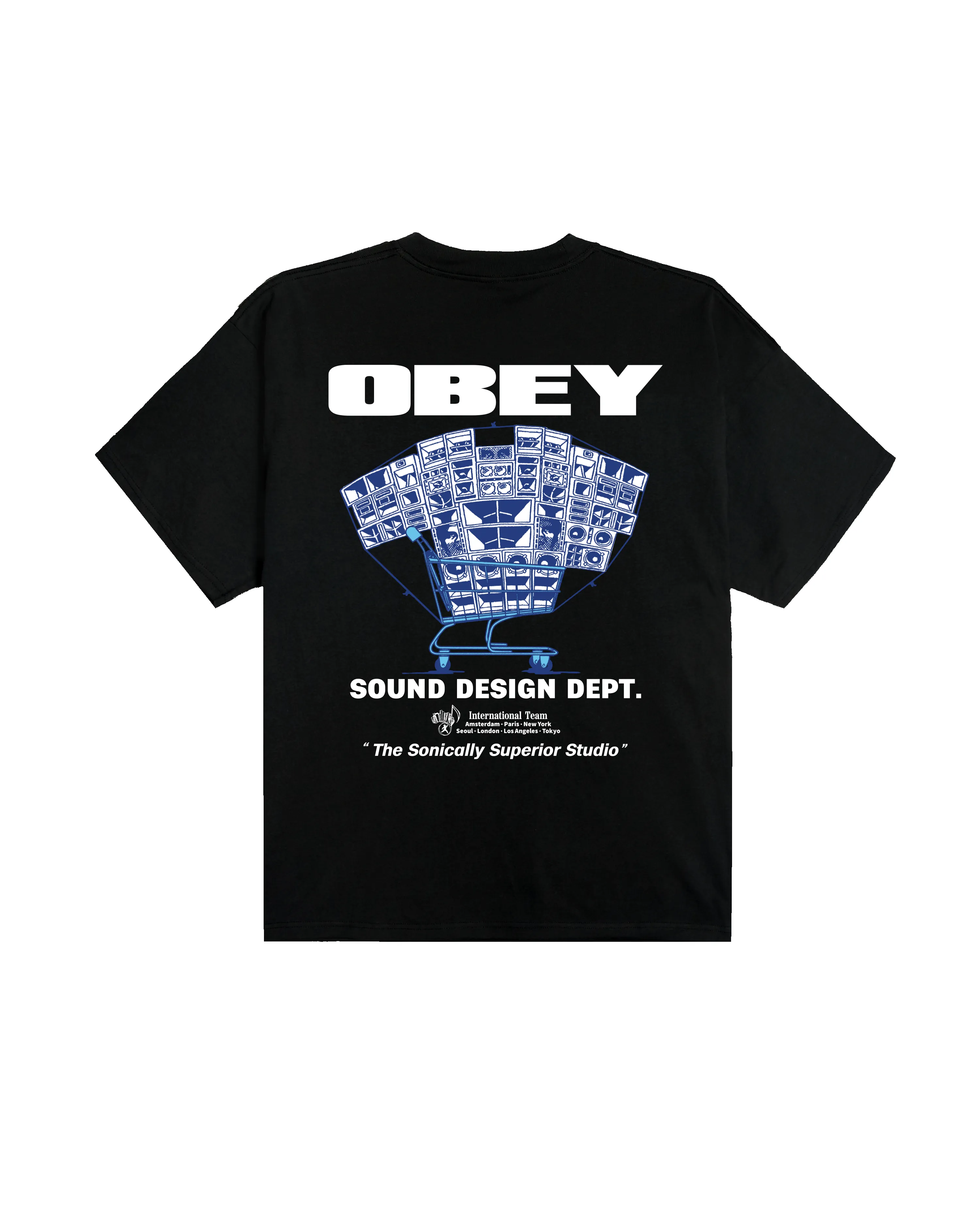 SOUND DESIGN DEPT. HEAVYWEIGHT T-SHIRT sold by Obey