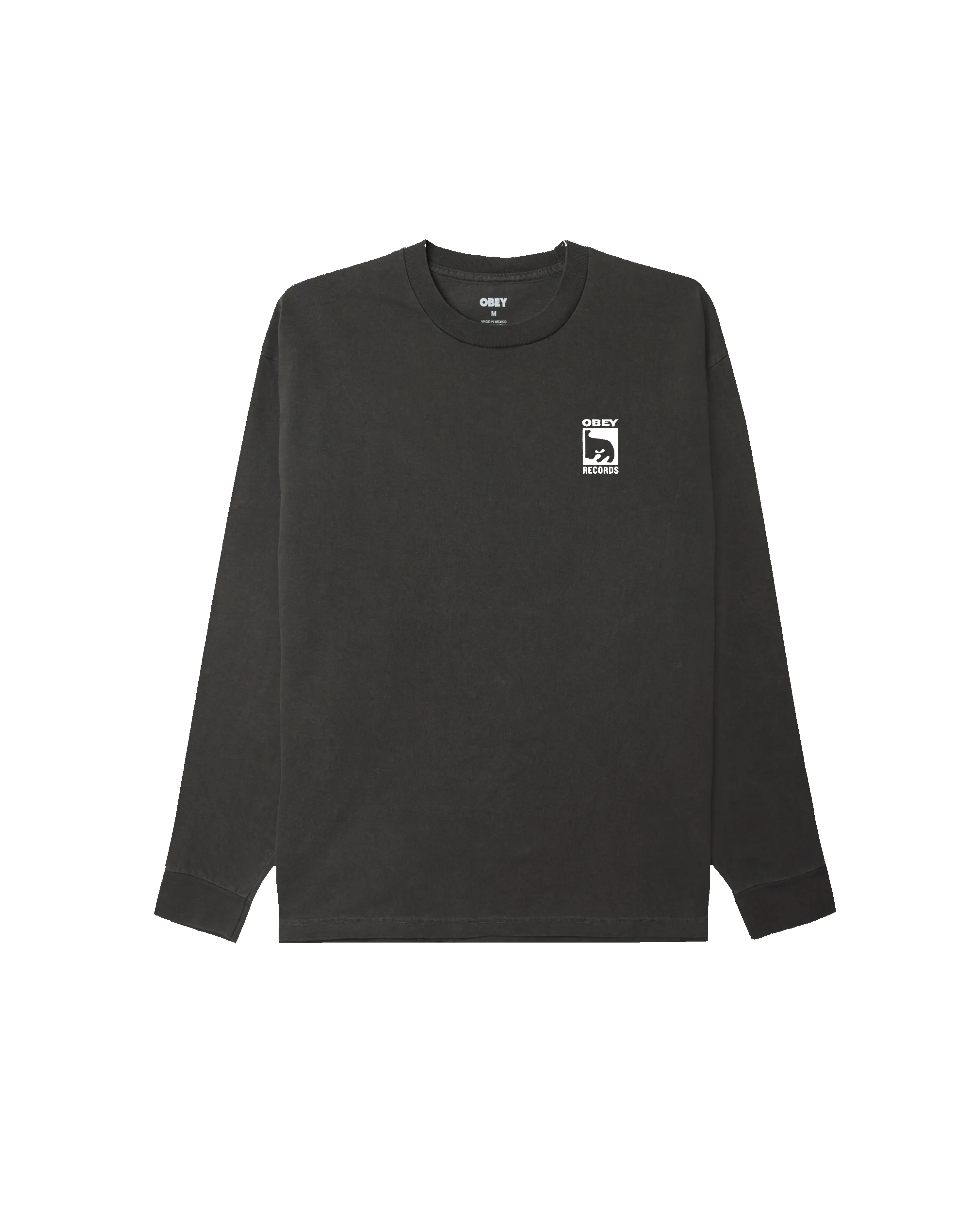 RECORDS ICON PIGMENT LS T-SHIRT sold by Obey product image thumbnail 2