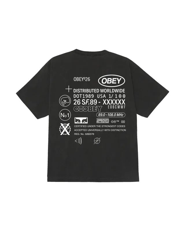 CODE PIGMENT T-SHIRT sold by Obey