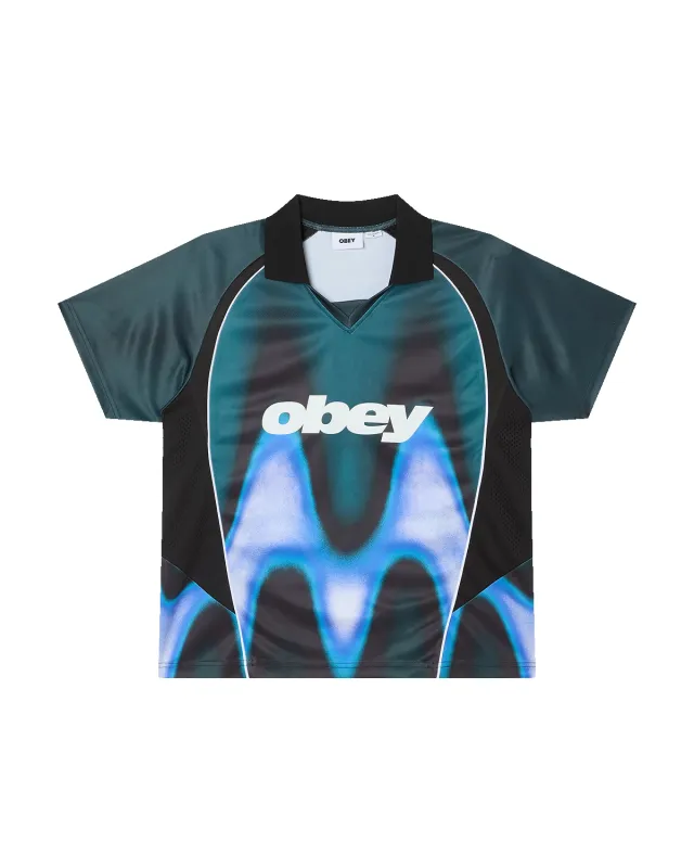 BLURRED SOCCER JERSEY made by Obey