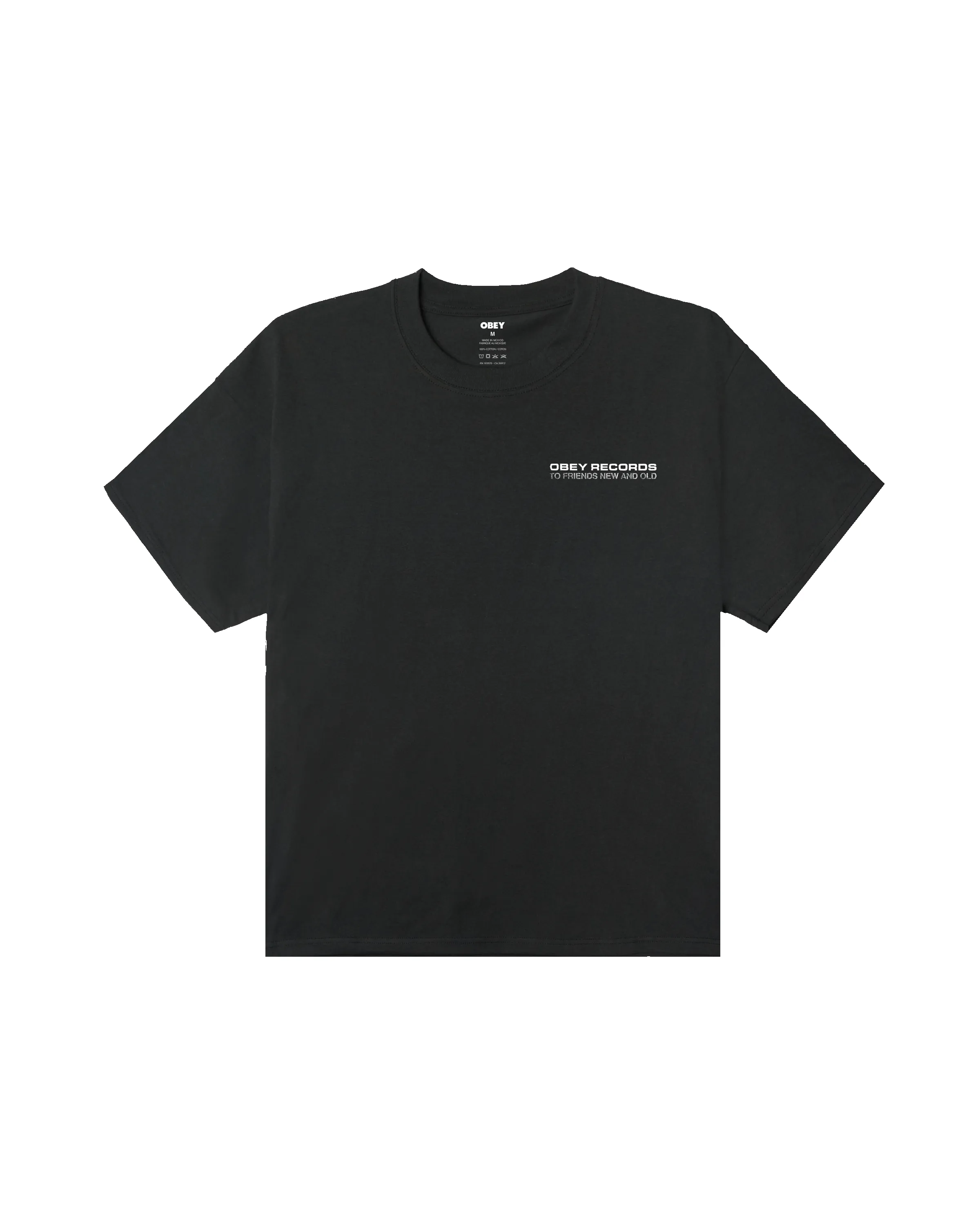 TO NEW FRIENDS AND OLD HEAVYWEIGHT T-SHIRT sold by Obey product image thumbnail 2