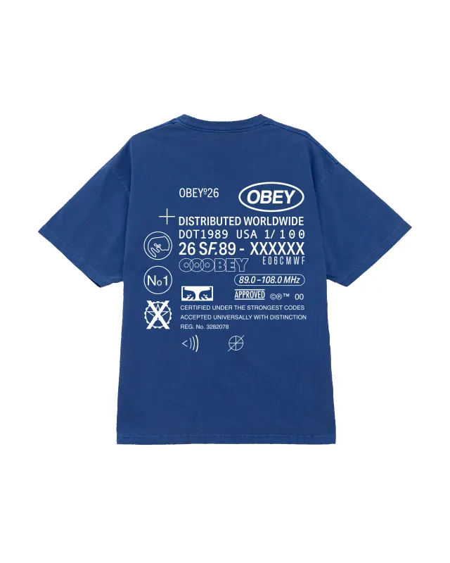 CODE PIGMENT T-SHIRT made by Obey