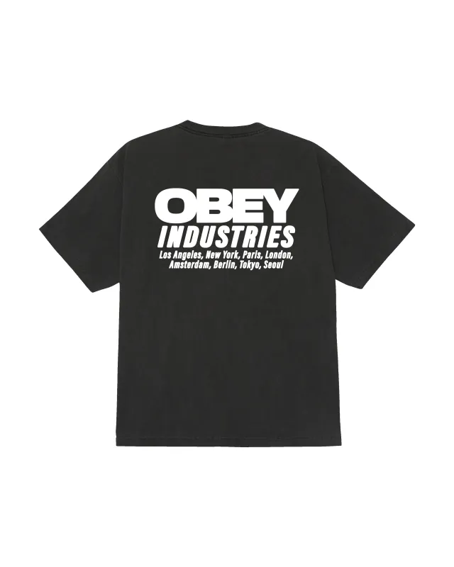 INDUSTRIES PIGMENT T-SHIRT made by Obey