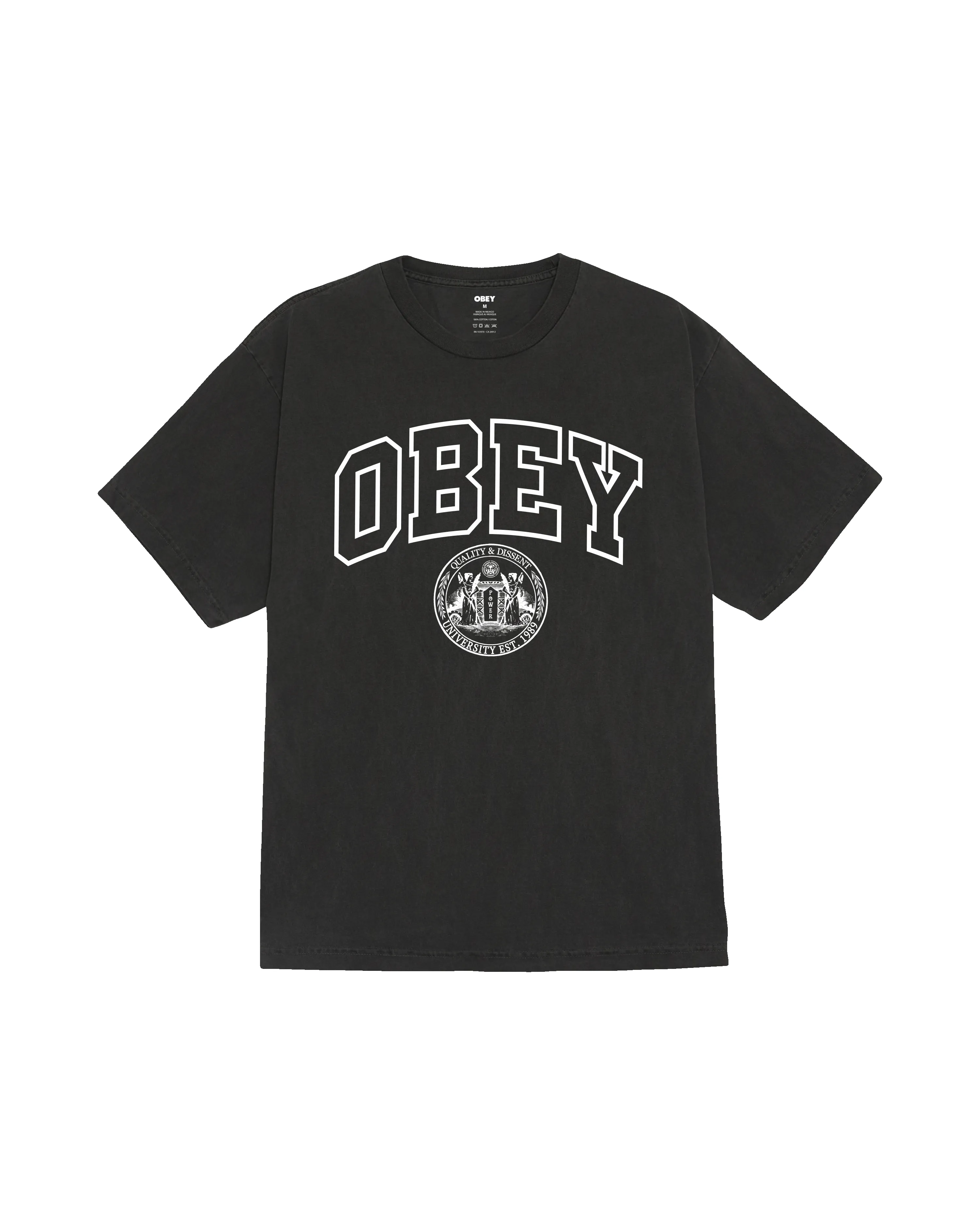 UNIVERSITY PIGMENT T-SHIRT sold by Obey