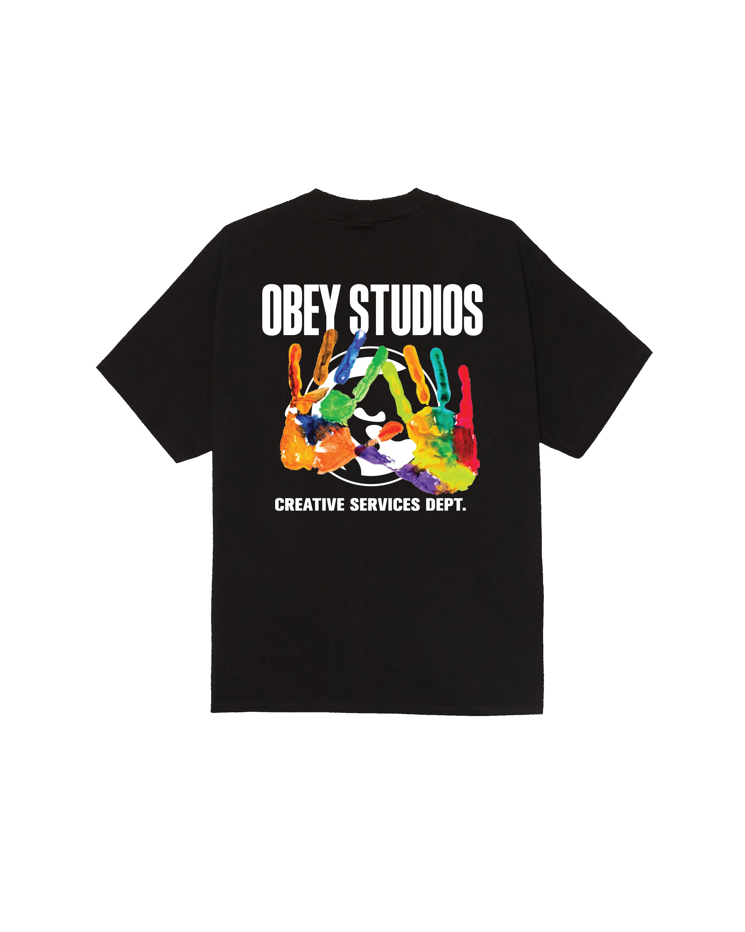 CREATIVE SERVICES DEPT. CLASSIC T-SHIRT sold by Obey