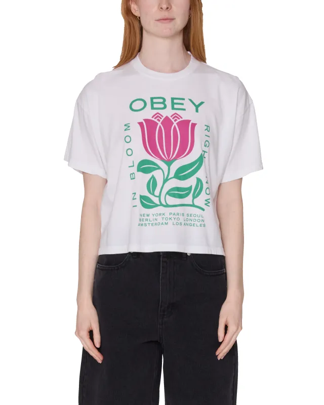 IN BLOOM ROW T-SHIRT made by Obey