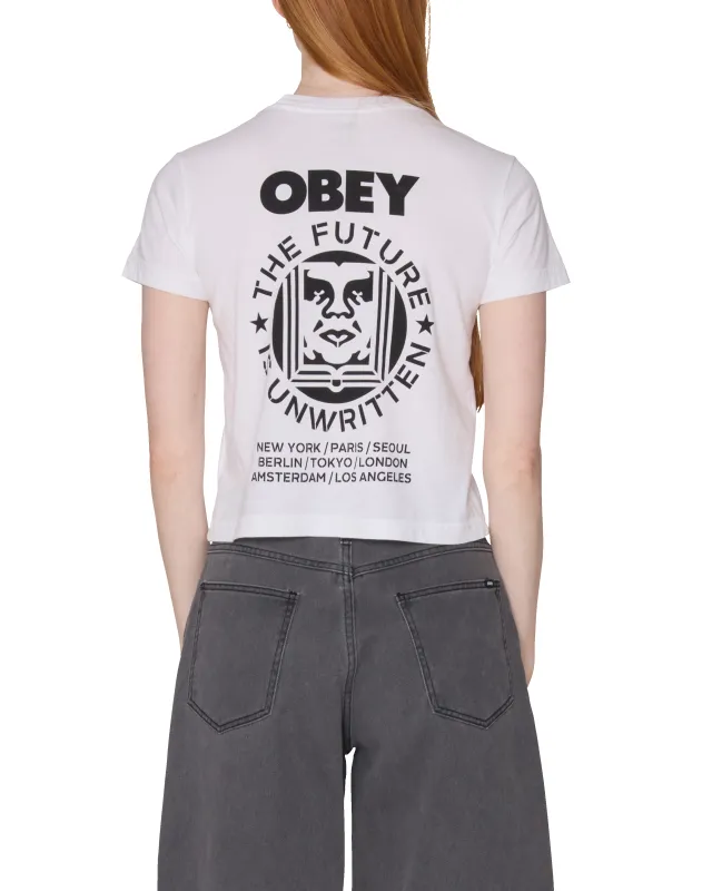 FUTURE UNWRITTEN BOOK KAIA T-SHIRT made by Obey
