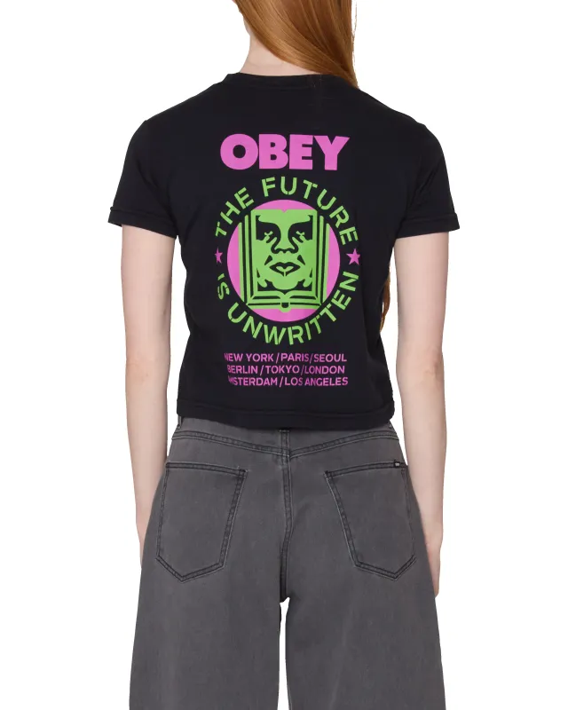 FUTURE UNWRITTEN BOOK KAIA T-SHIRT made by Obey
